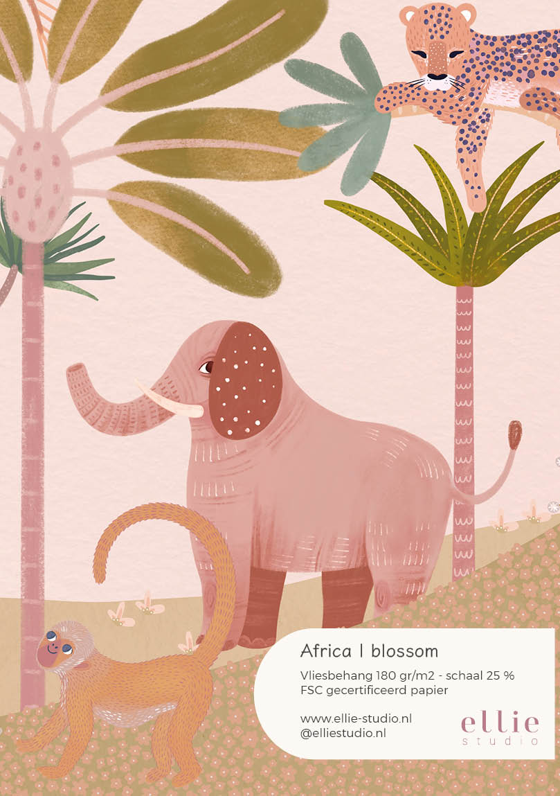 Wallpaper sample Africa Blossom