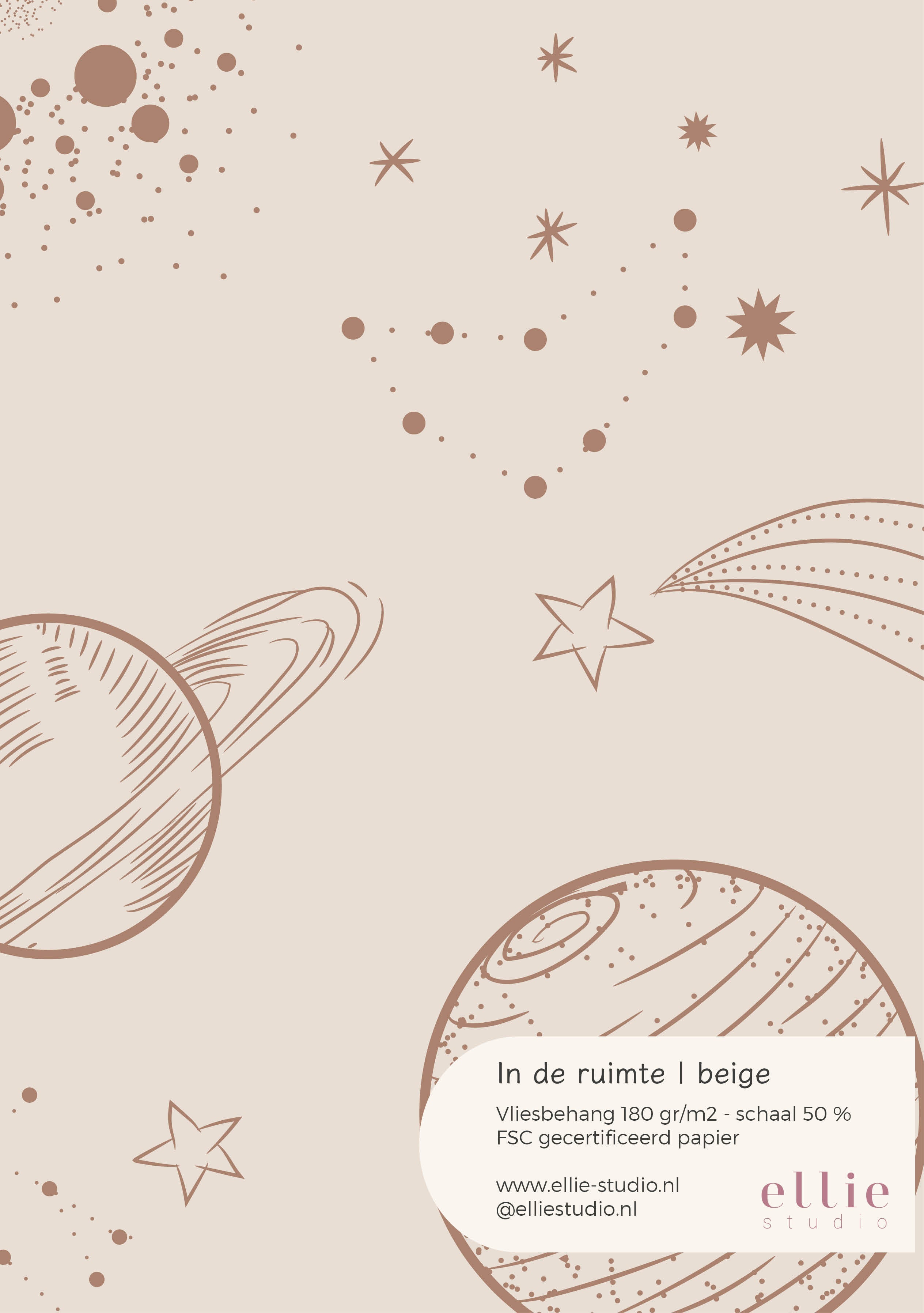 Behangstaal In de Ruimte - beige