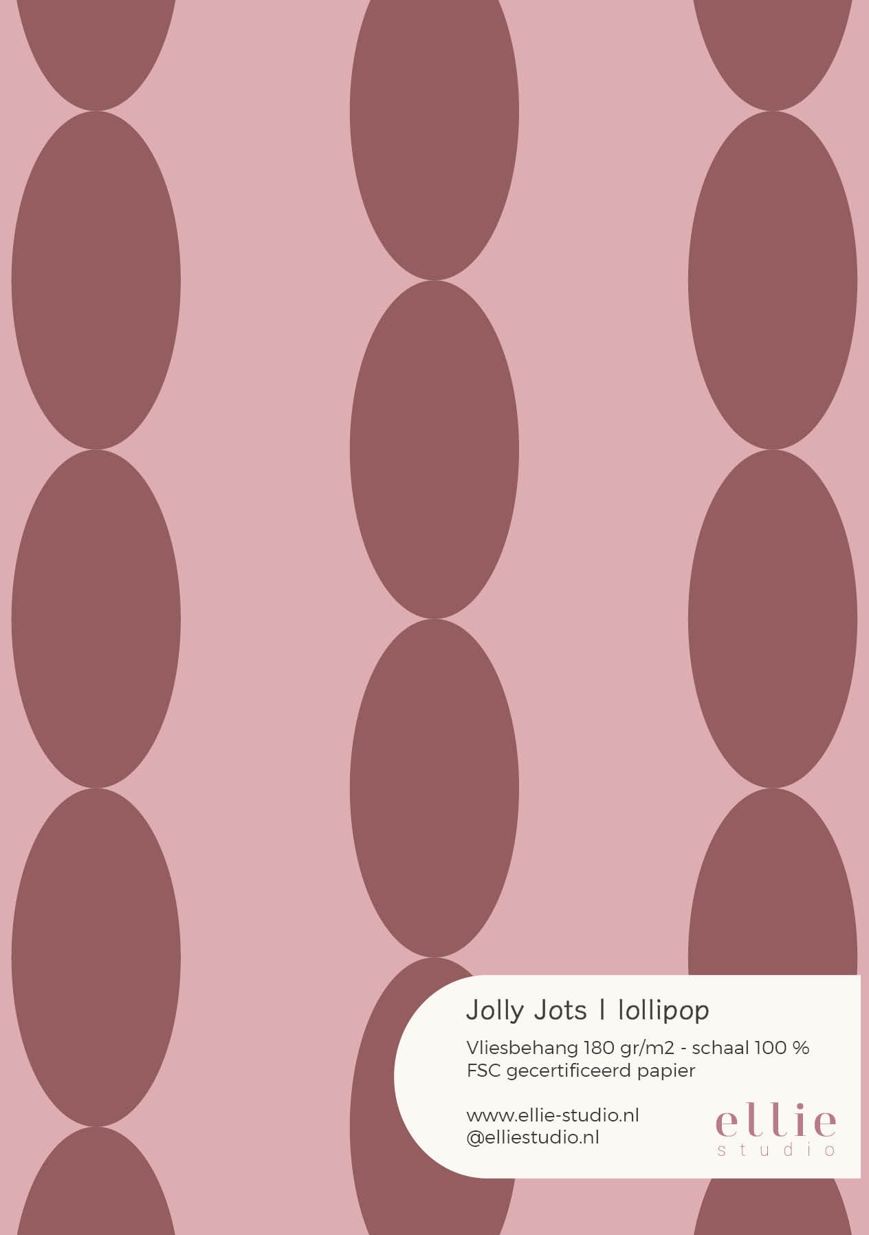 Wallpaper sample Jolly Jots - lollipop