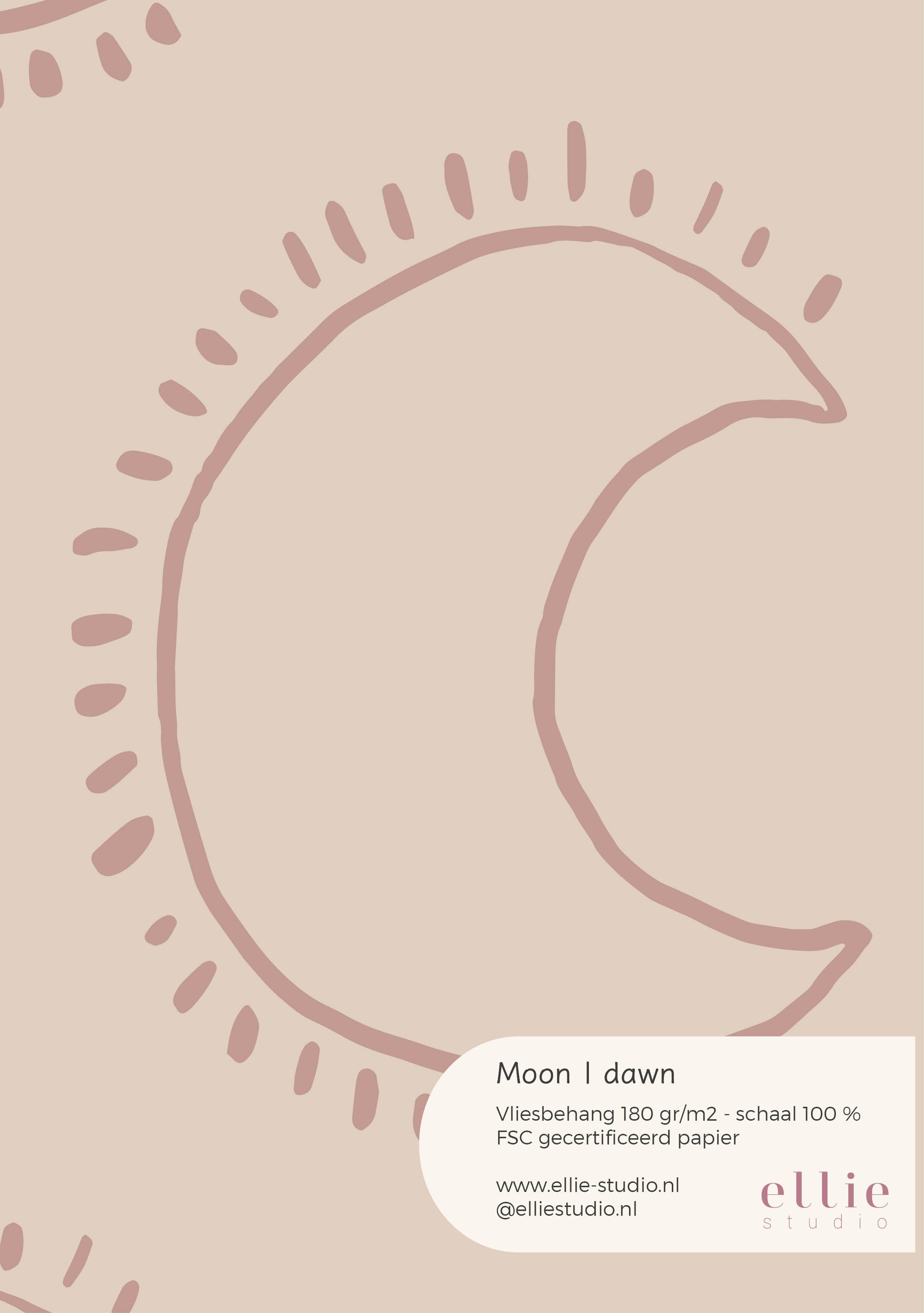 Behangstaal Moon - dawn