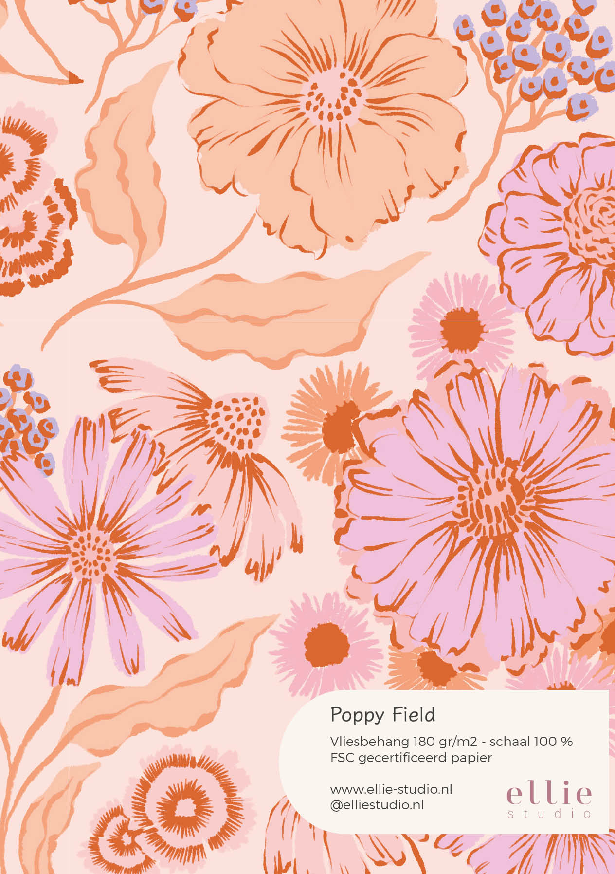 Wallpaper sample Poppy Field