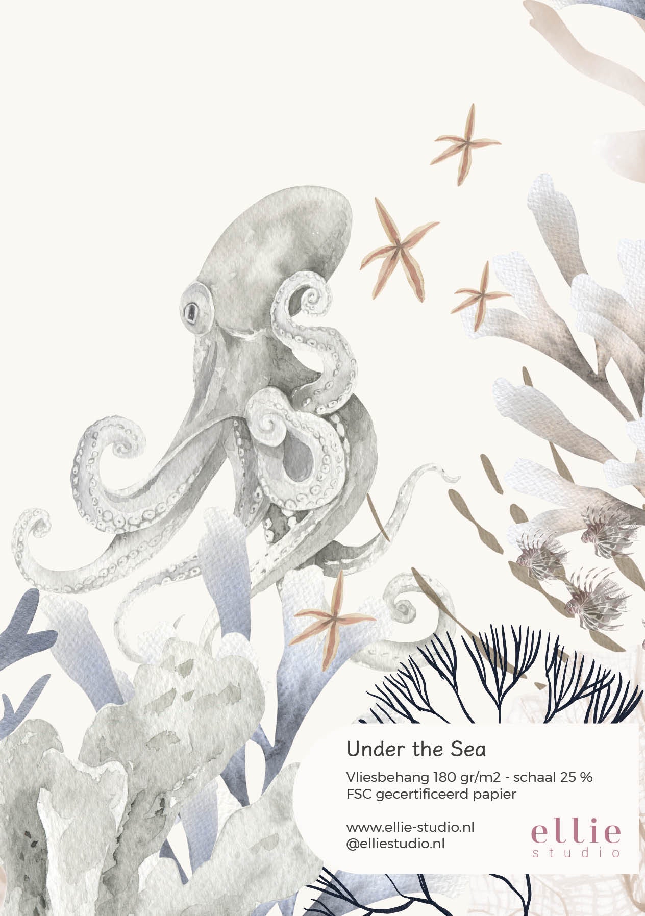 Behangstaal Under the Sea