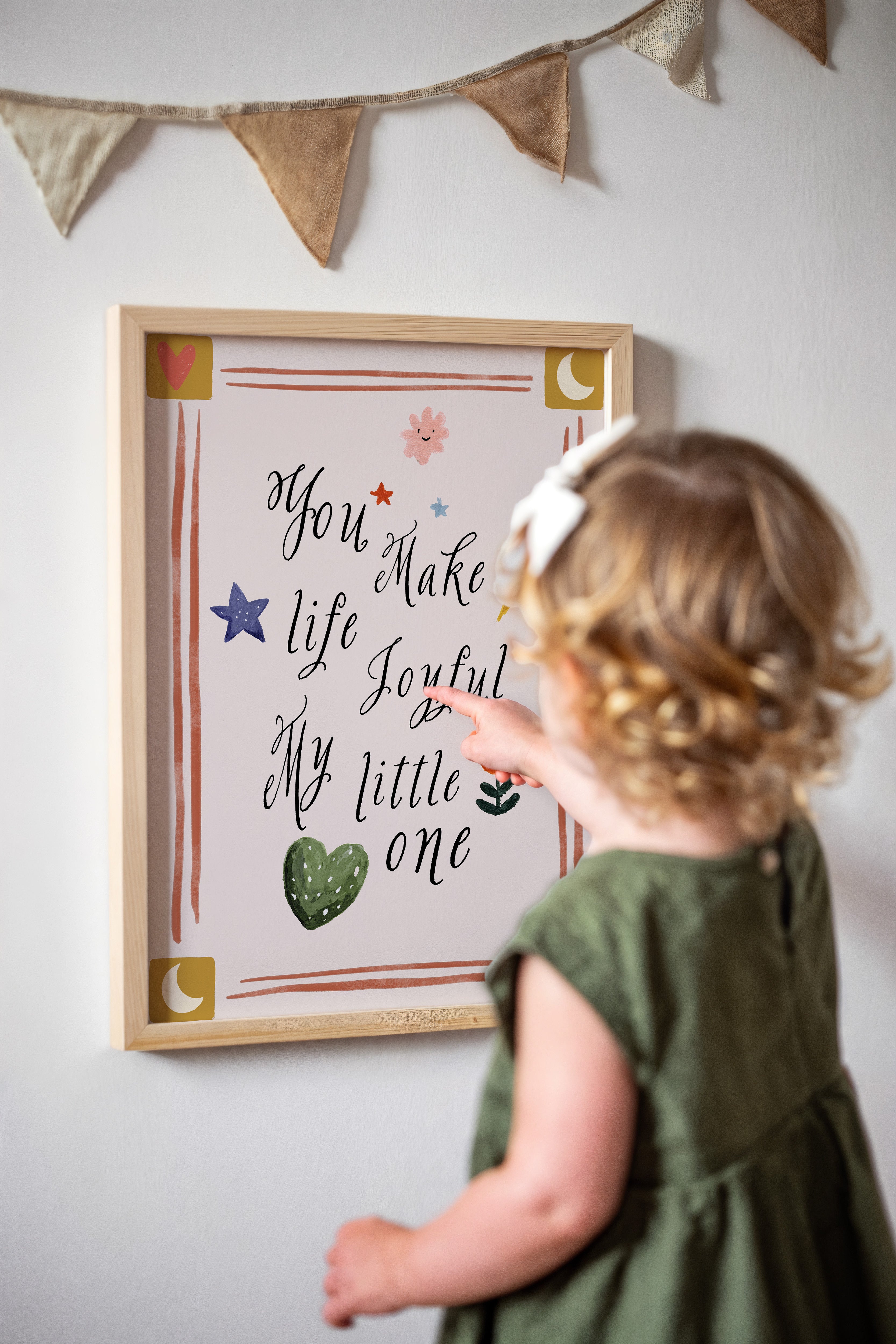 Kinderkamer print - You Make Life Joyful