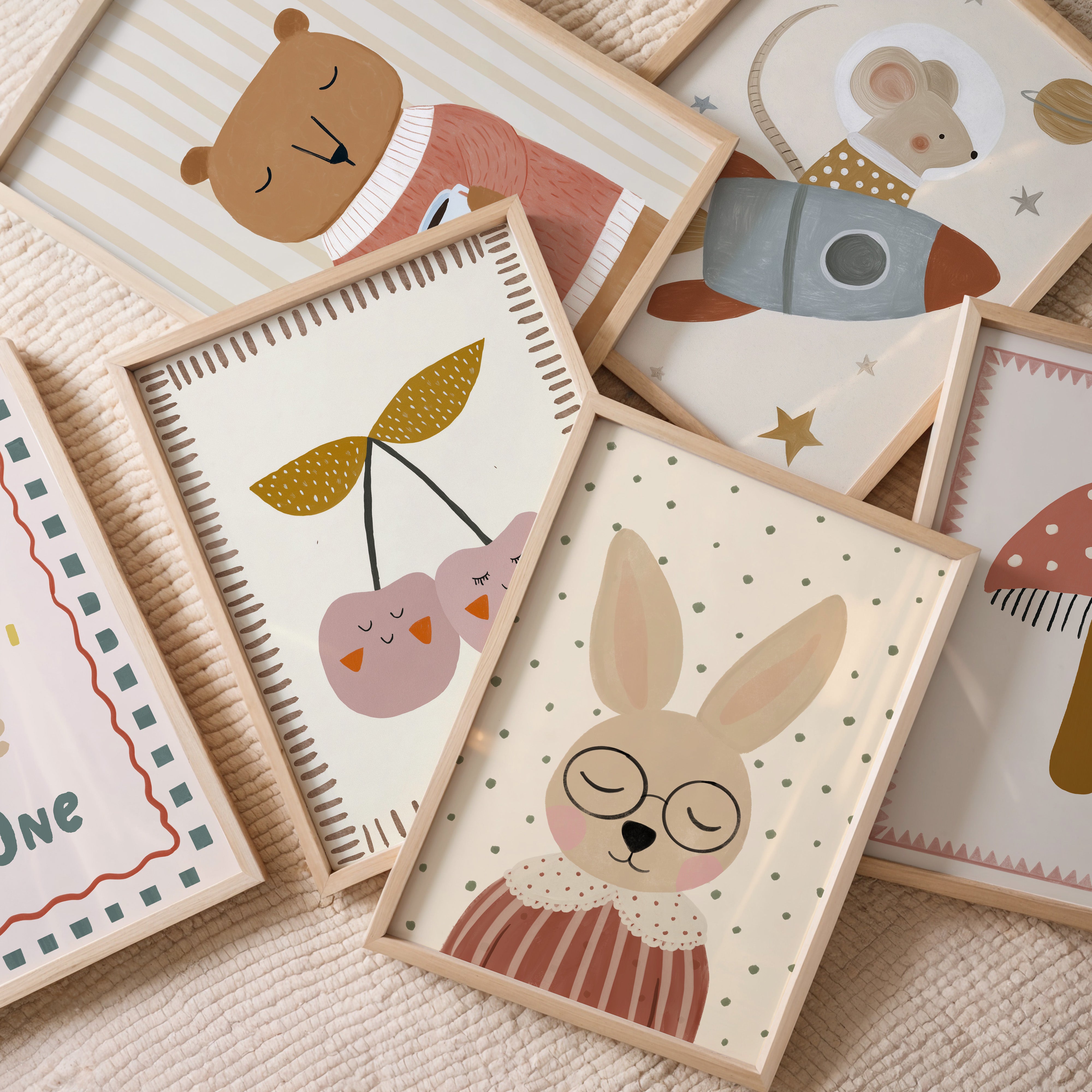 Kinderkamer print - Kersen