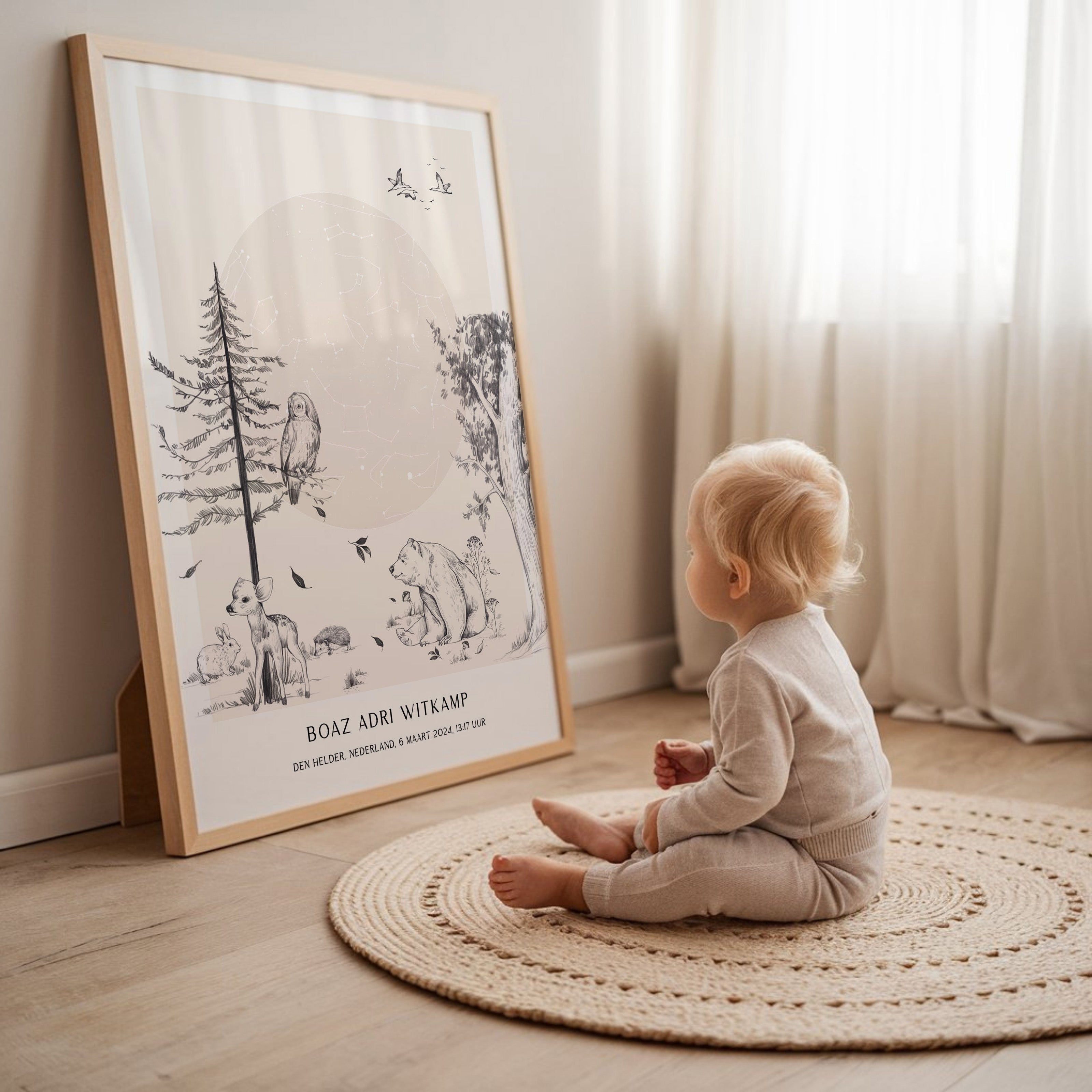 Sterrenhemel poster - Into the Forest