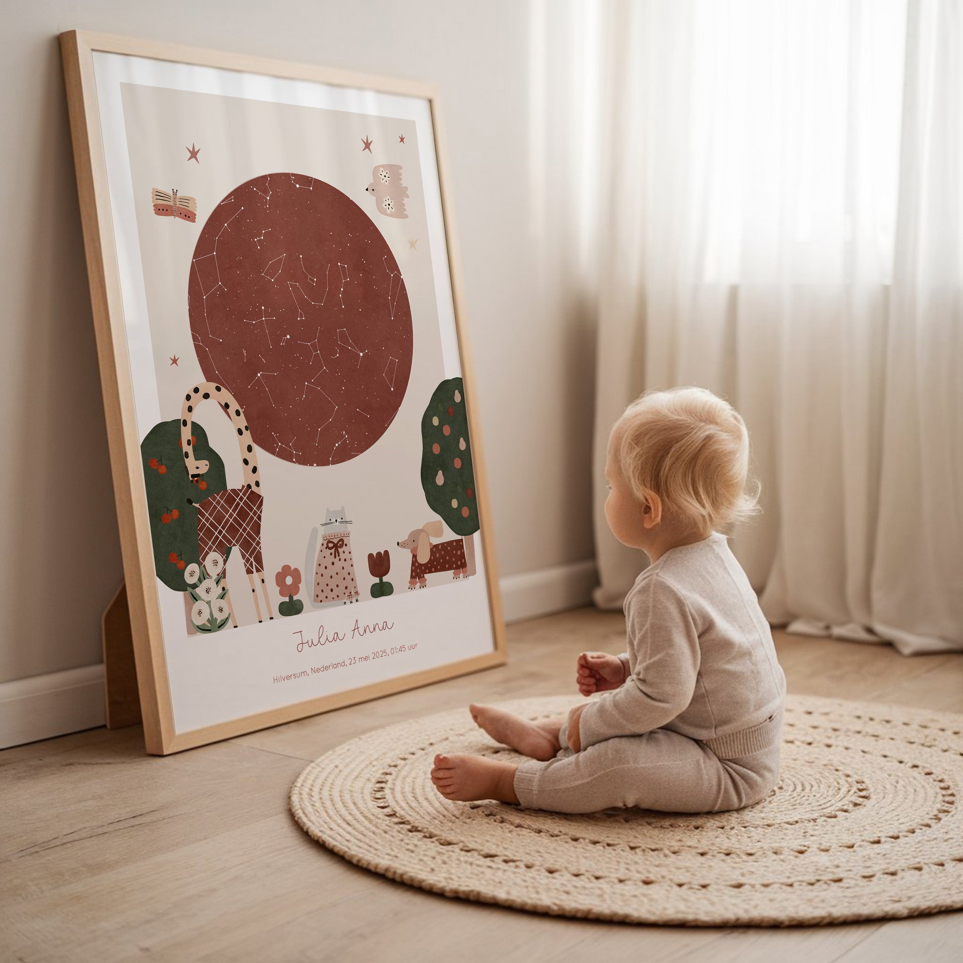 Sterrenhemel poster - Gouache Friends | brick