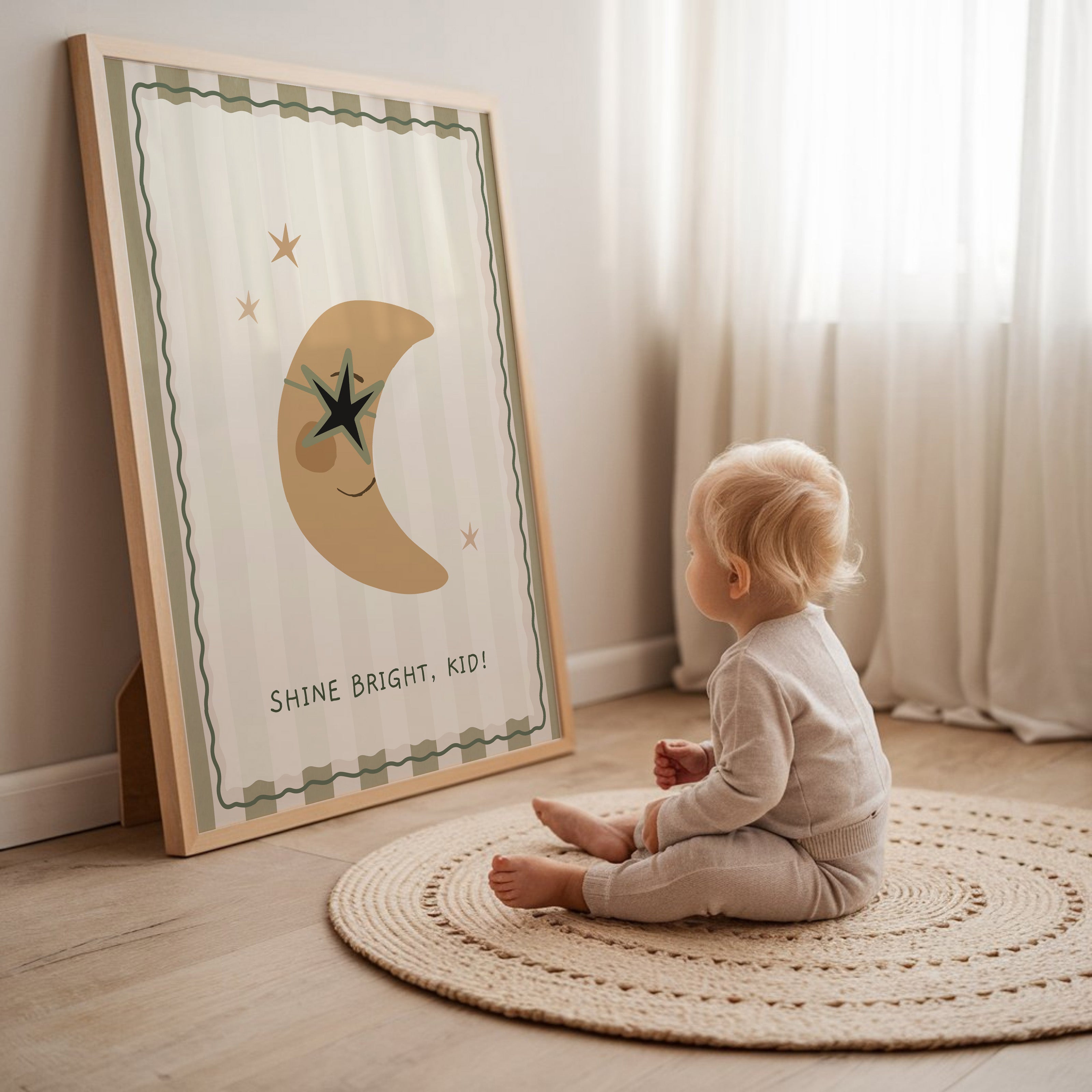 Kinderkamer poster - Shine Bright Kid