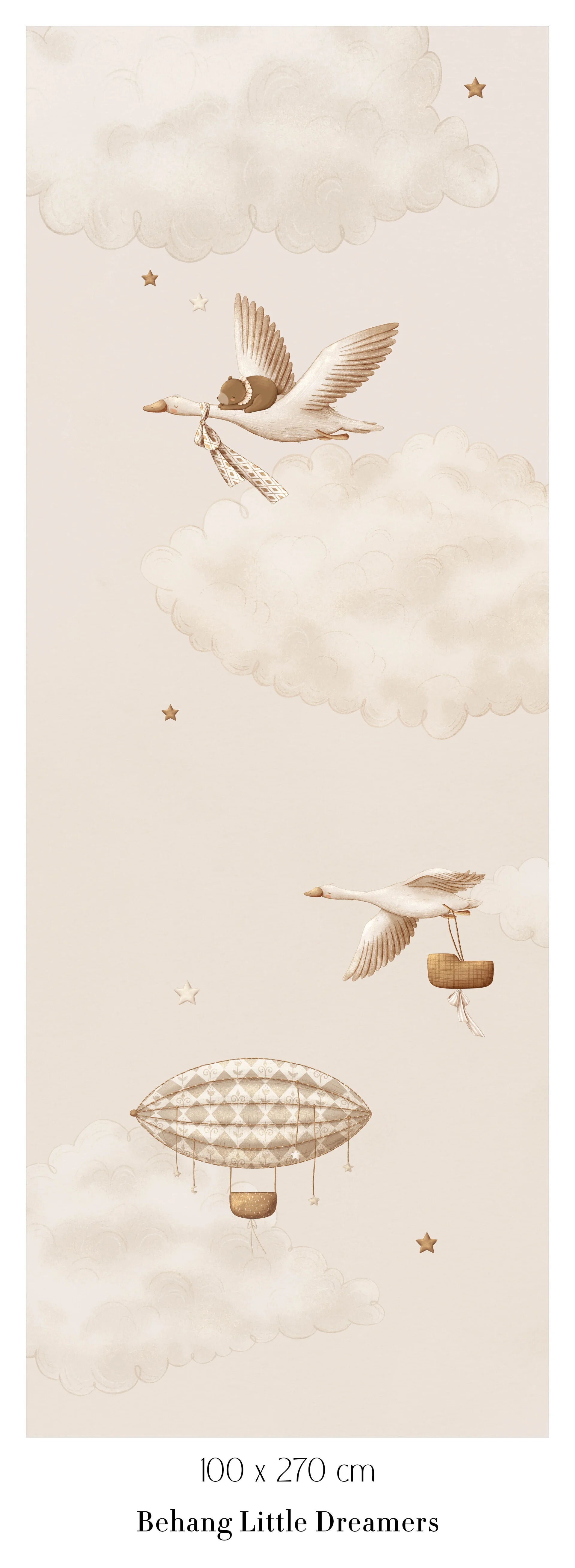 Collage behang Little Dreamers