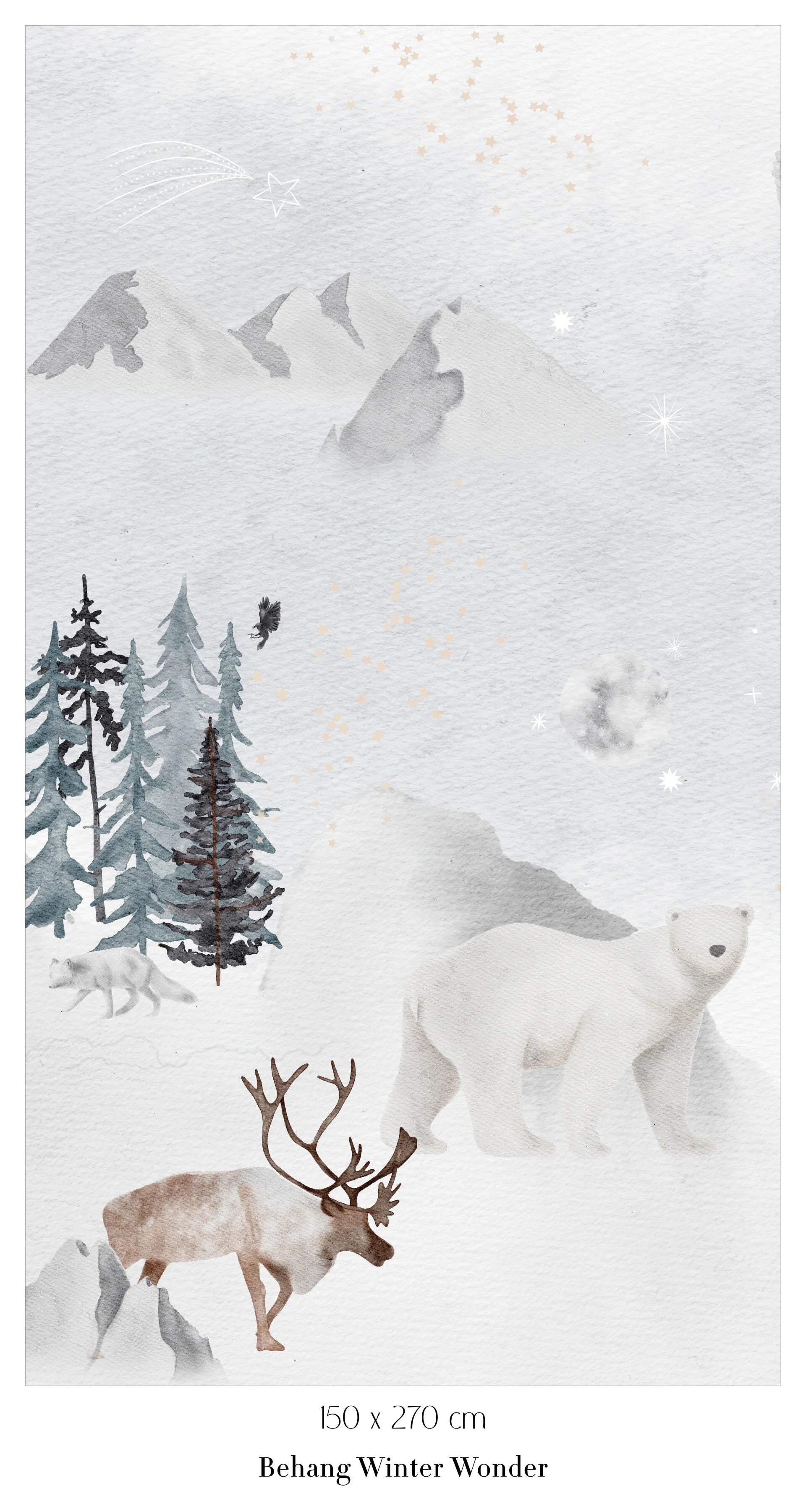 Collagebehang Winter Wonder