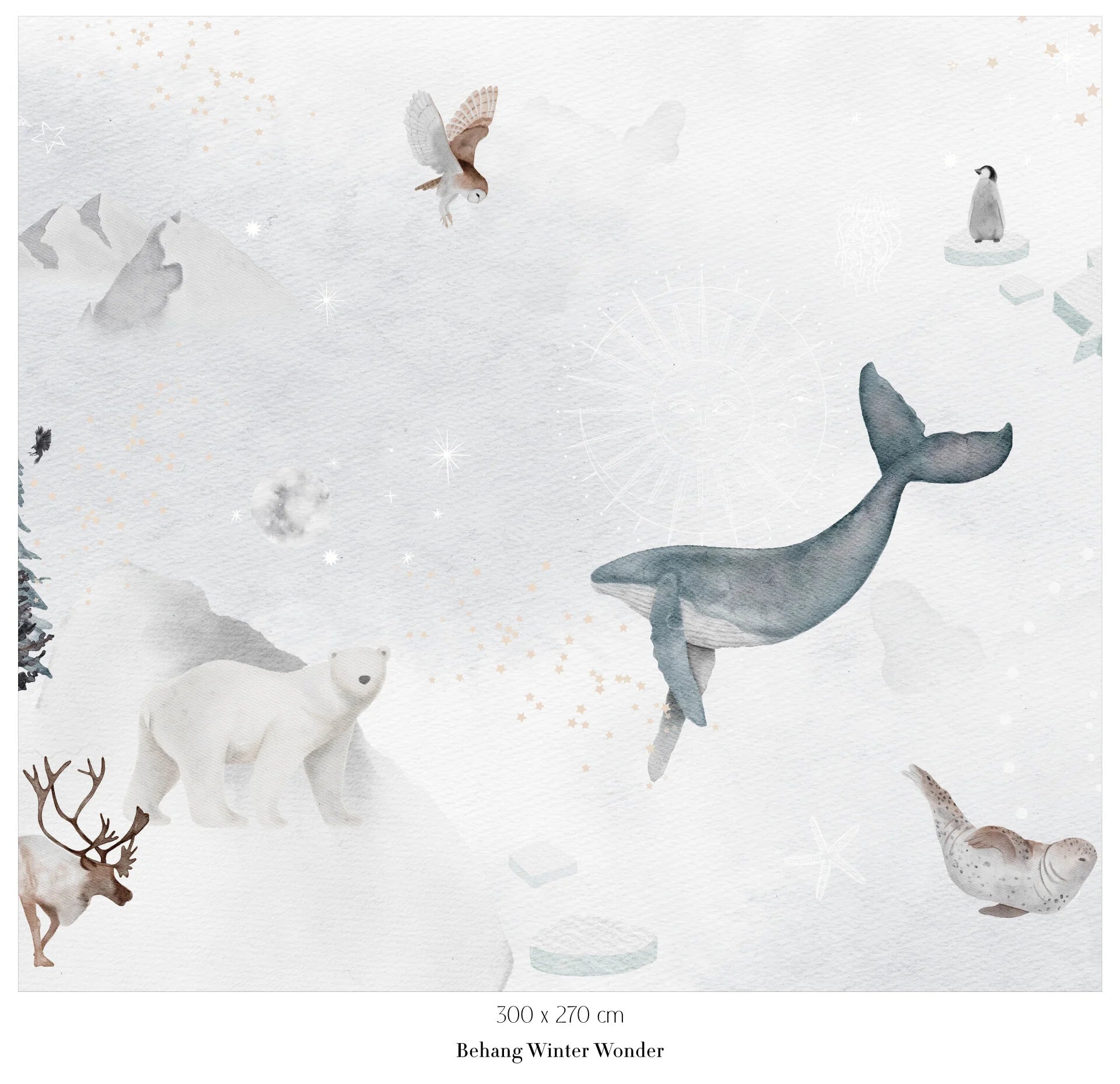 Collagebehang Winter Wonder