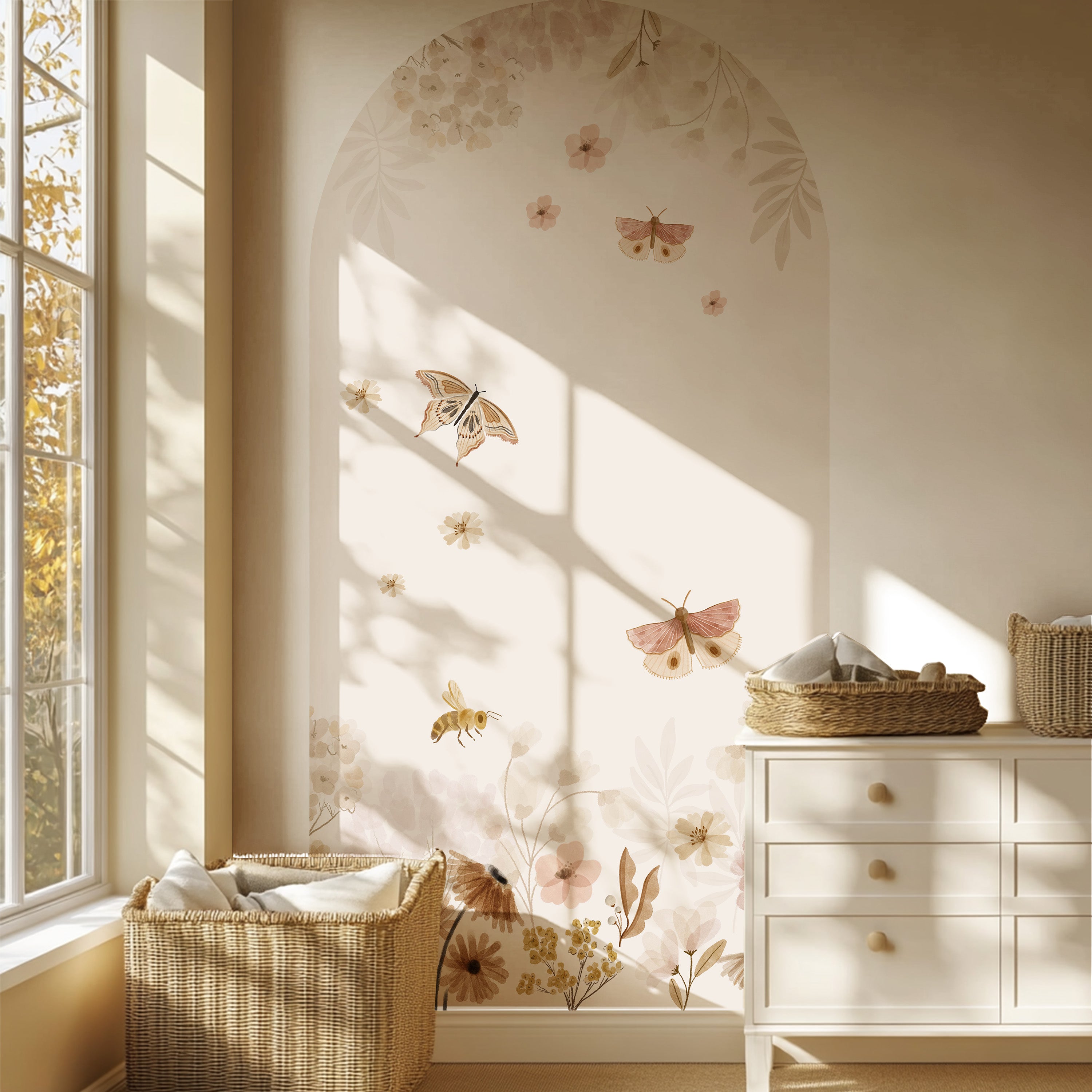 Wallpaper arch - Vintage Garden