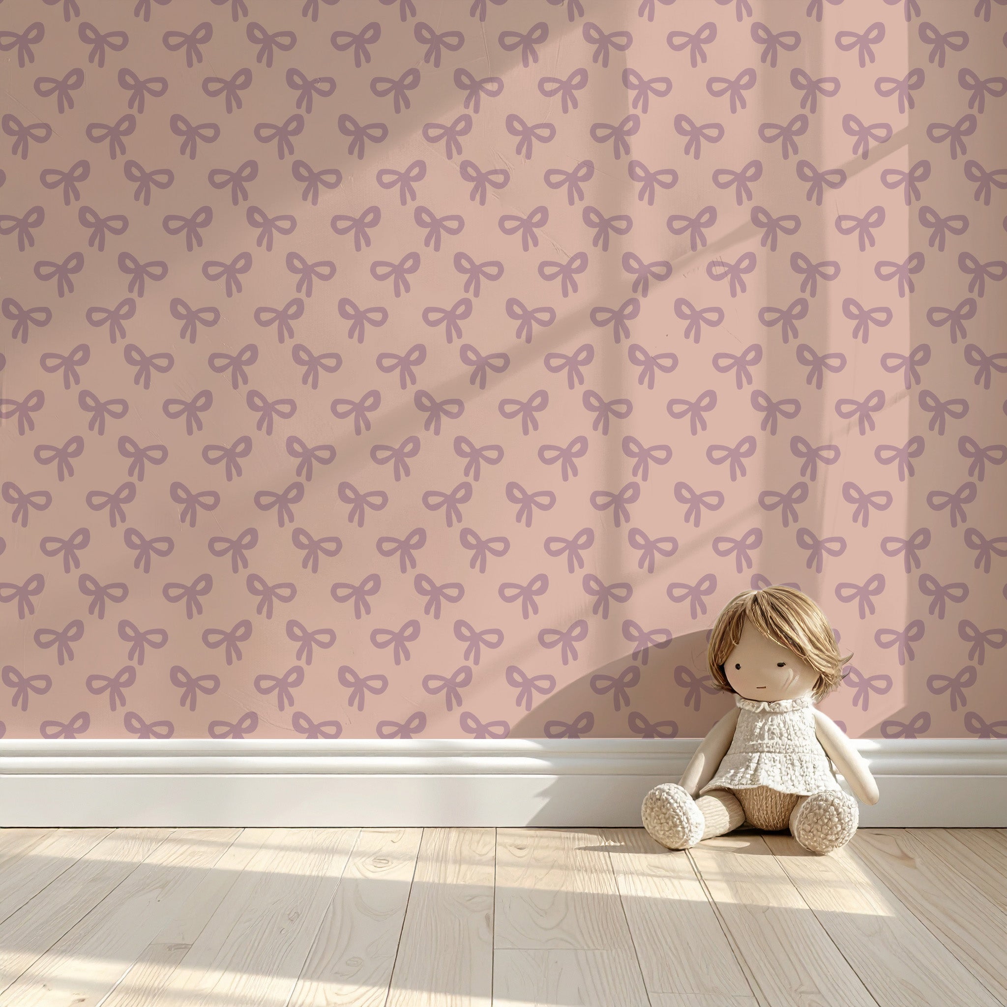Wallpaper Bows - lilac