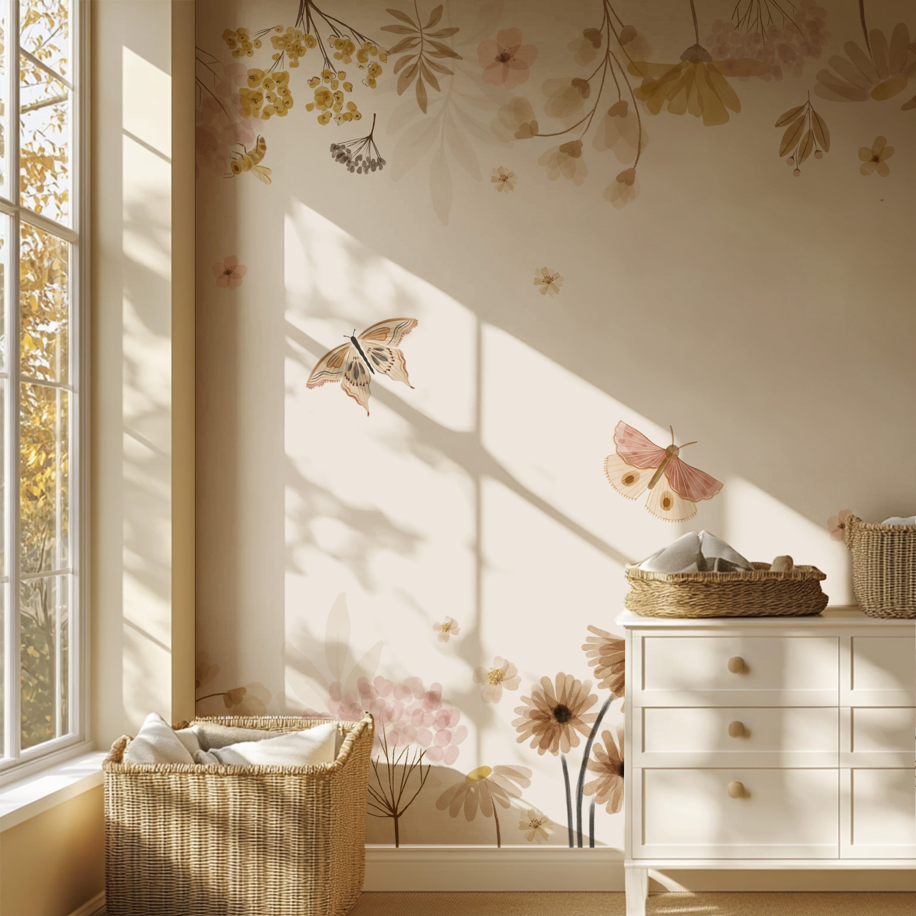 Collage behang Vintage Garden