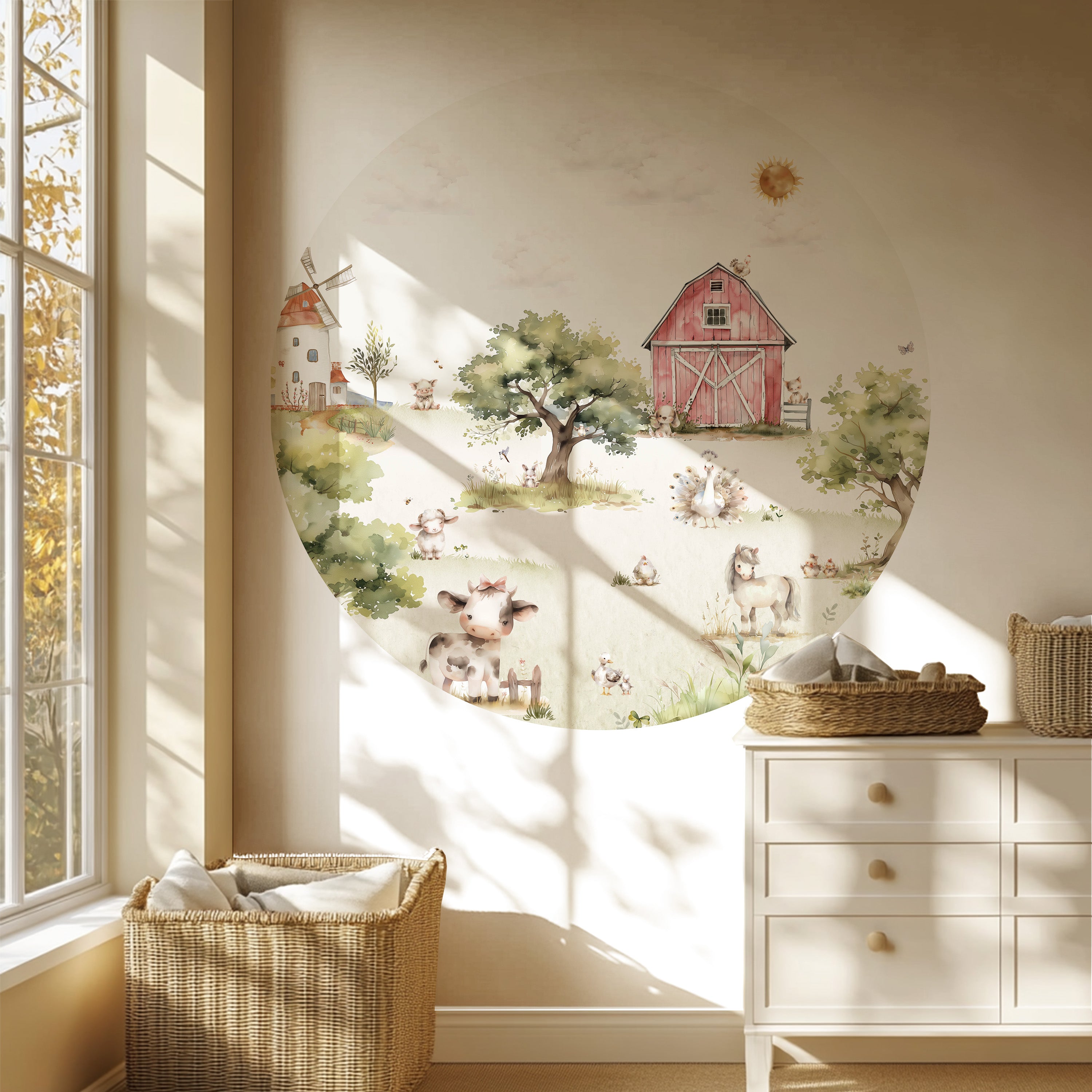 Behangcirkel - Boerderij