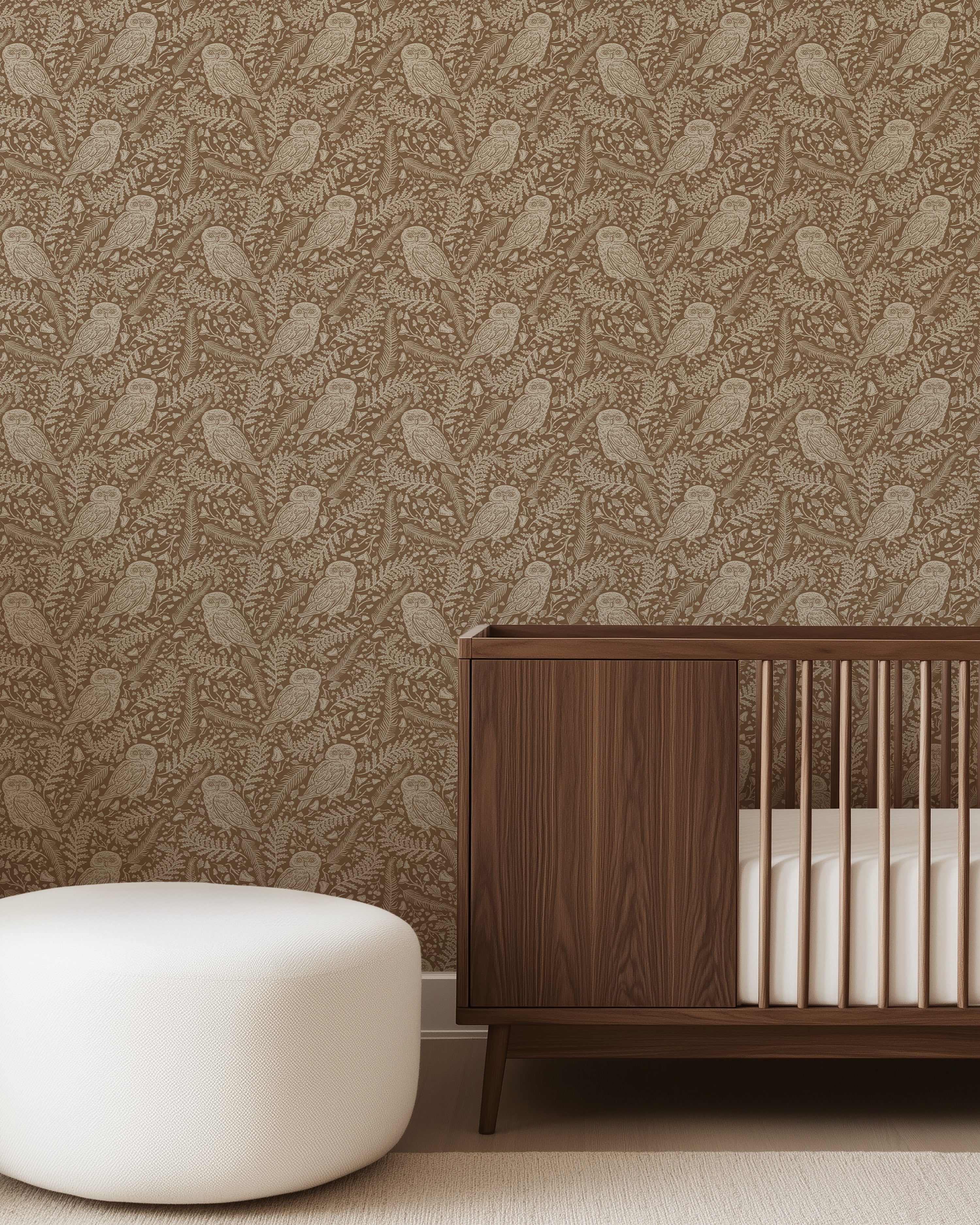 Whispering Woods Wallpaper - brown