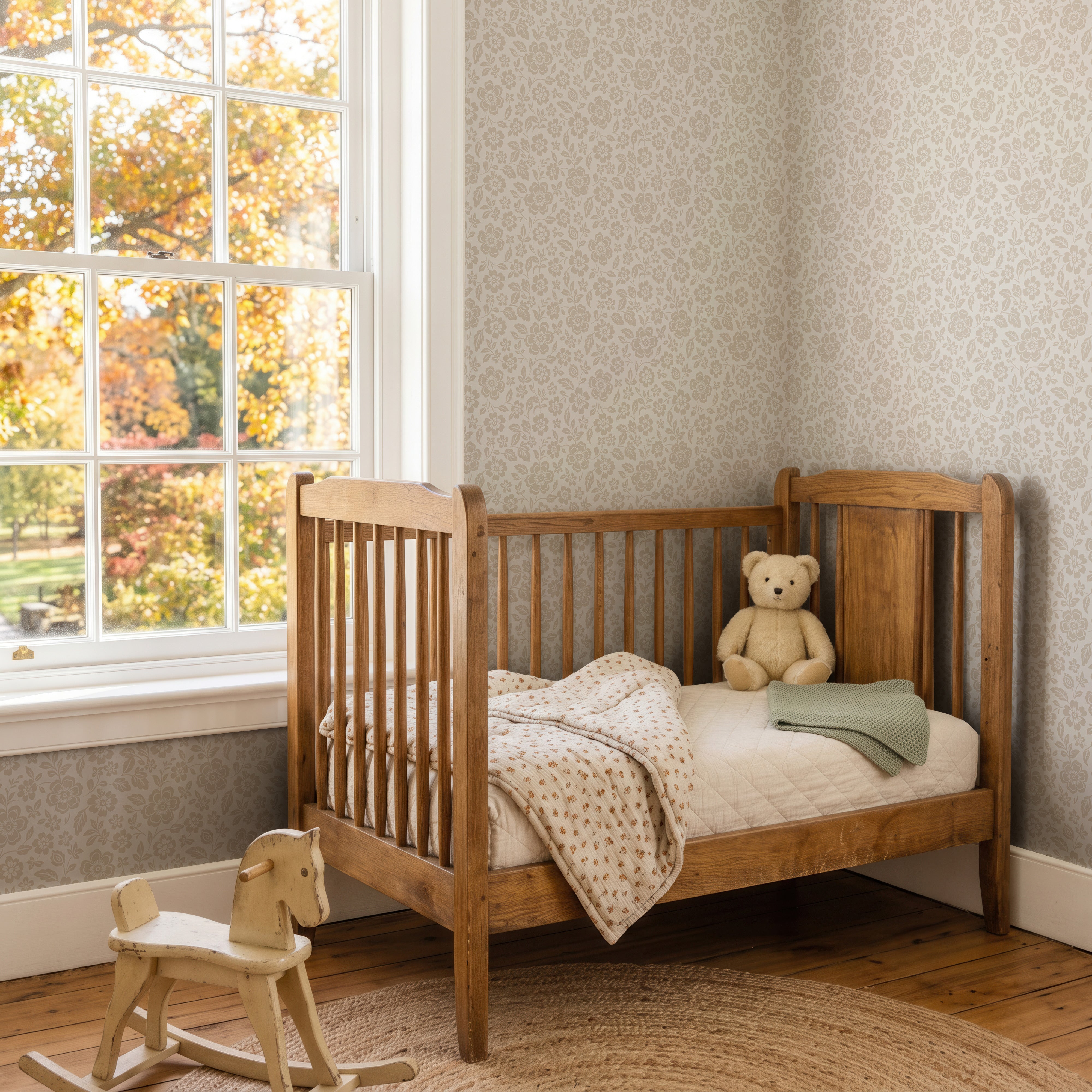 Wallpaper Willow Bloom - honey blush