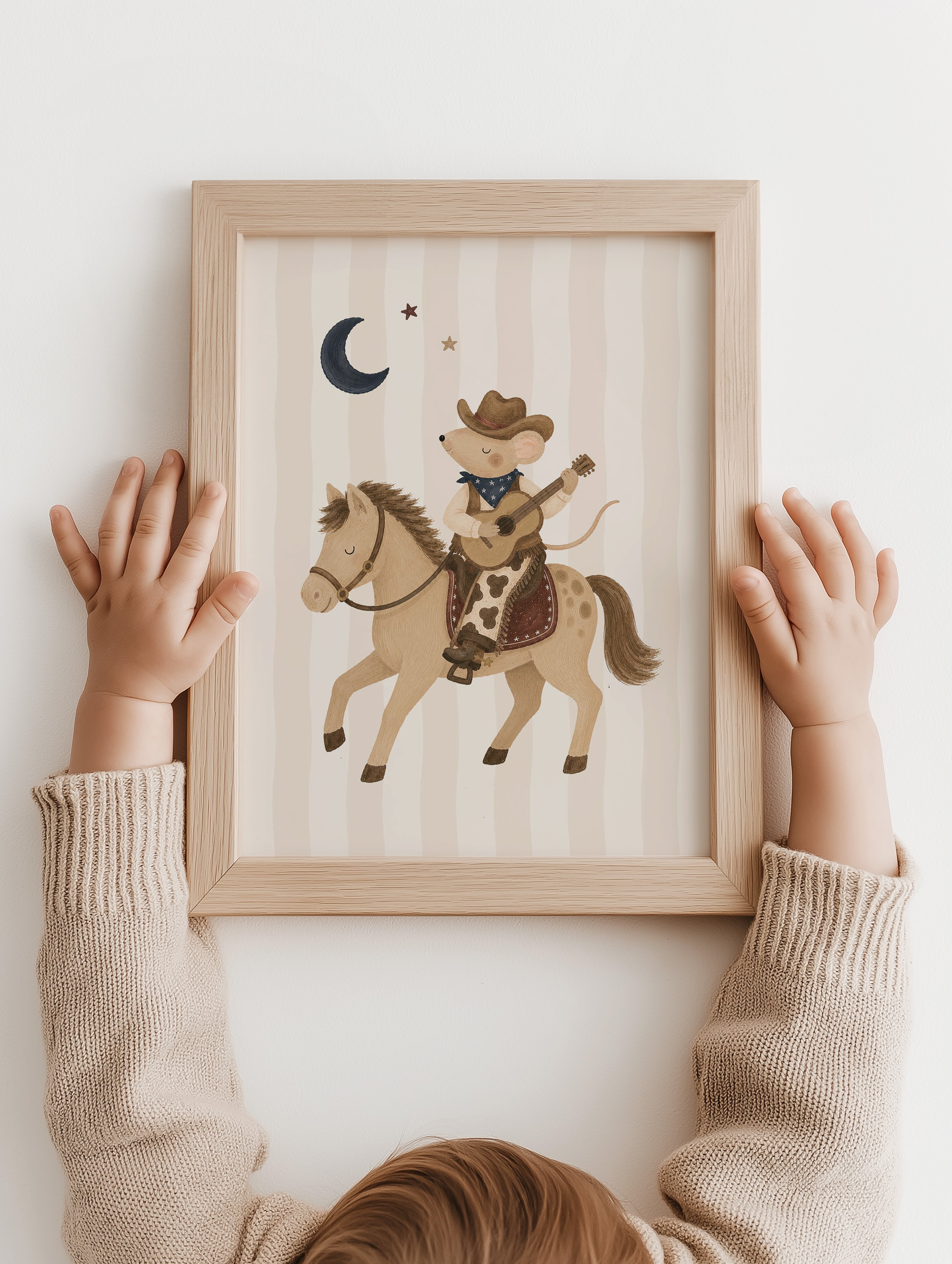 Children's room poster - Cool dog in sneakers