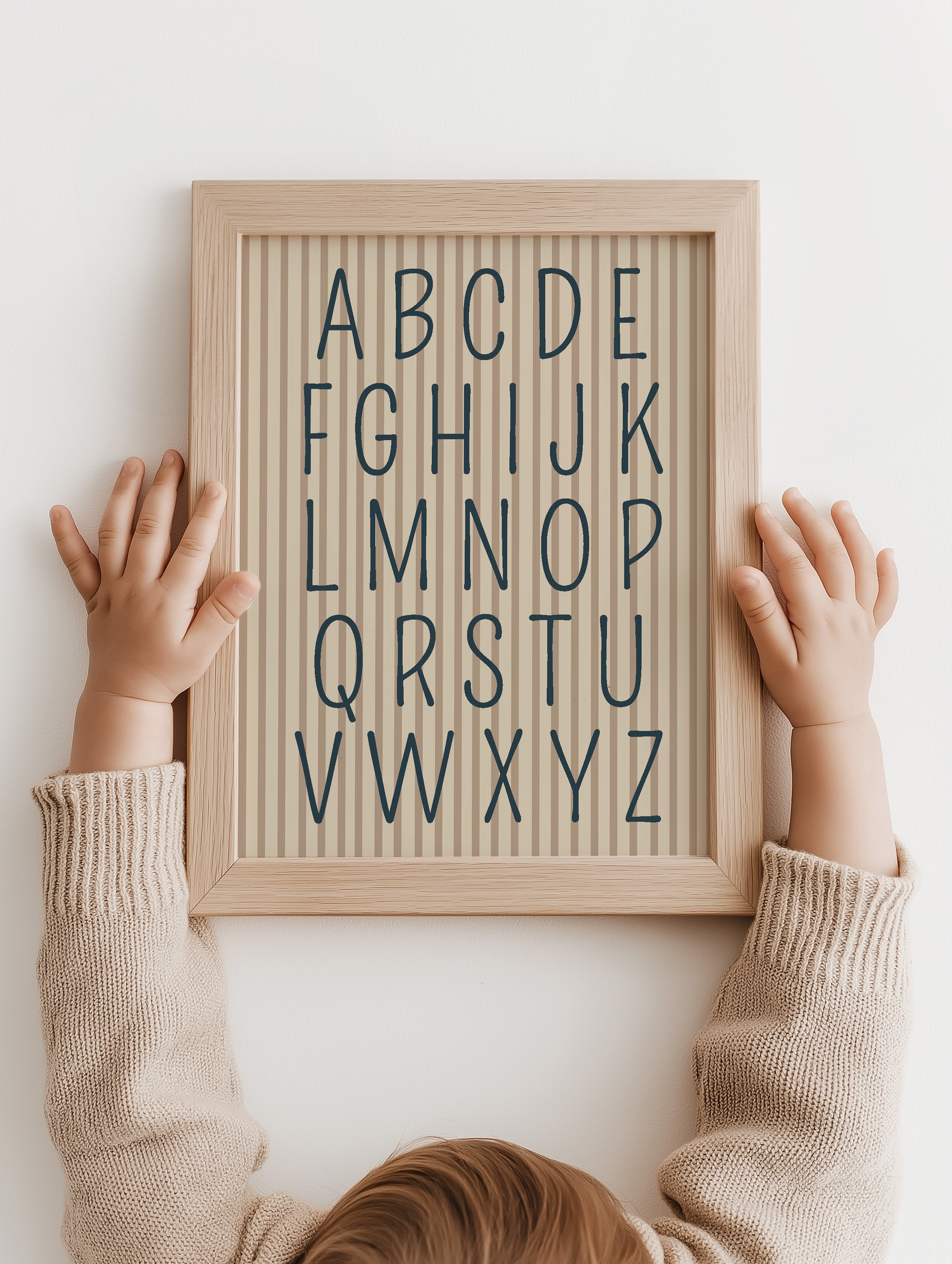 Children's room print - Lion on scooter