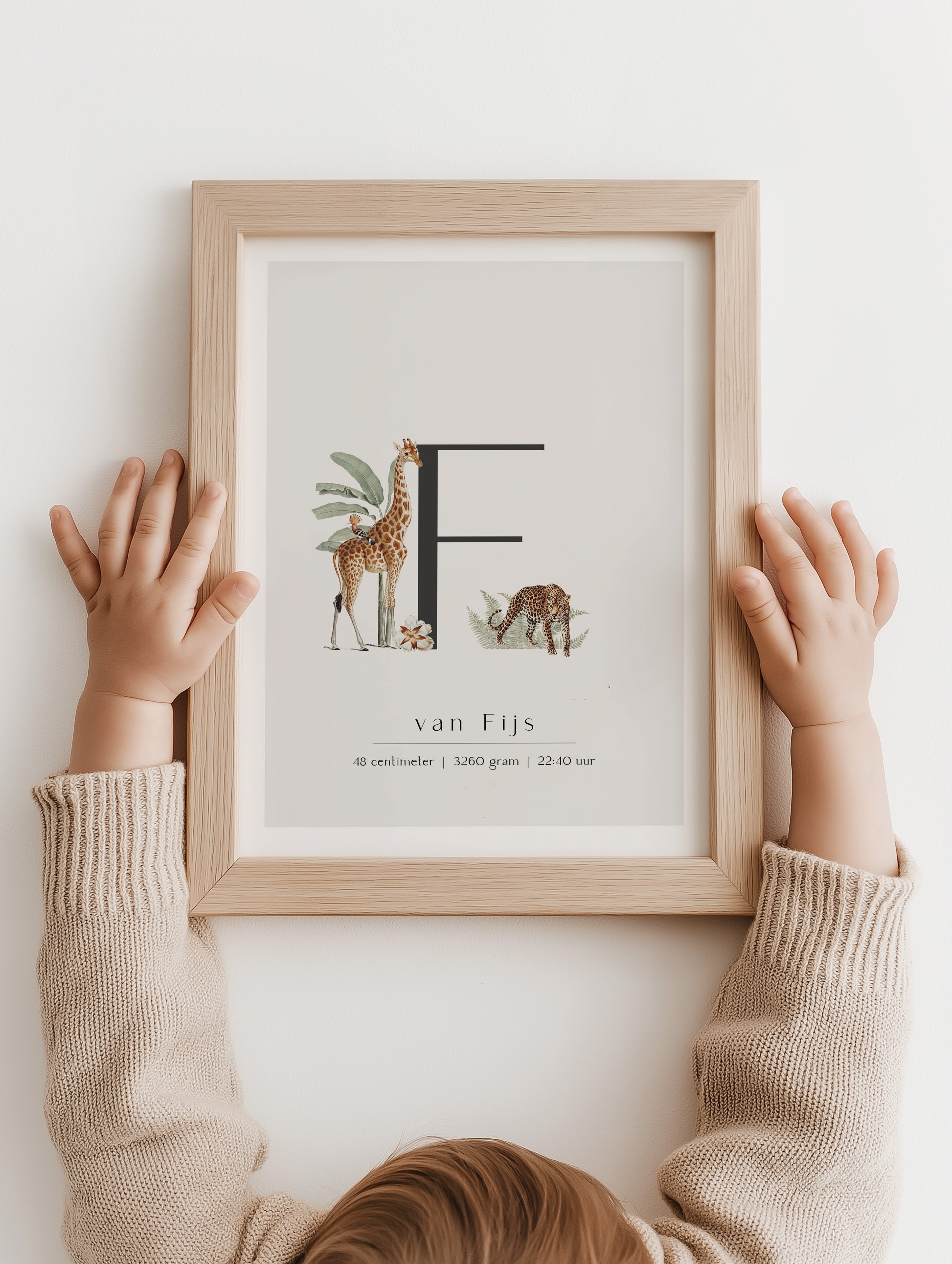 Geboorteposter Tropische Jungle