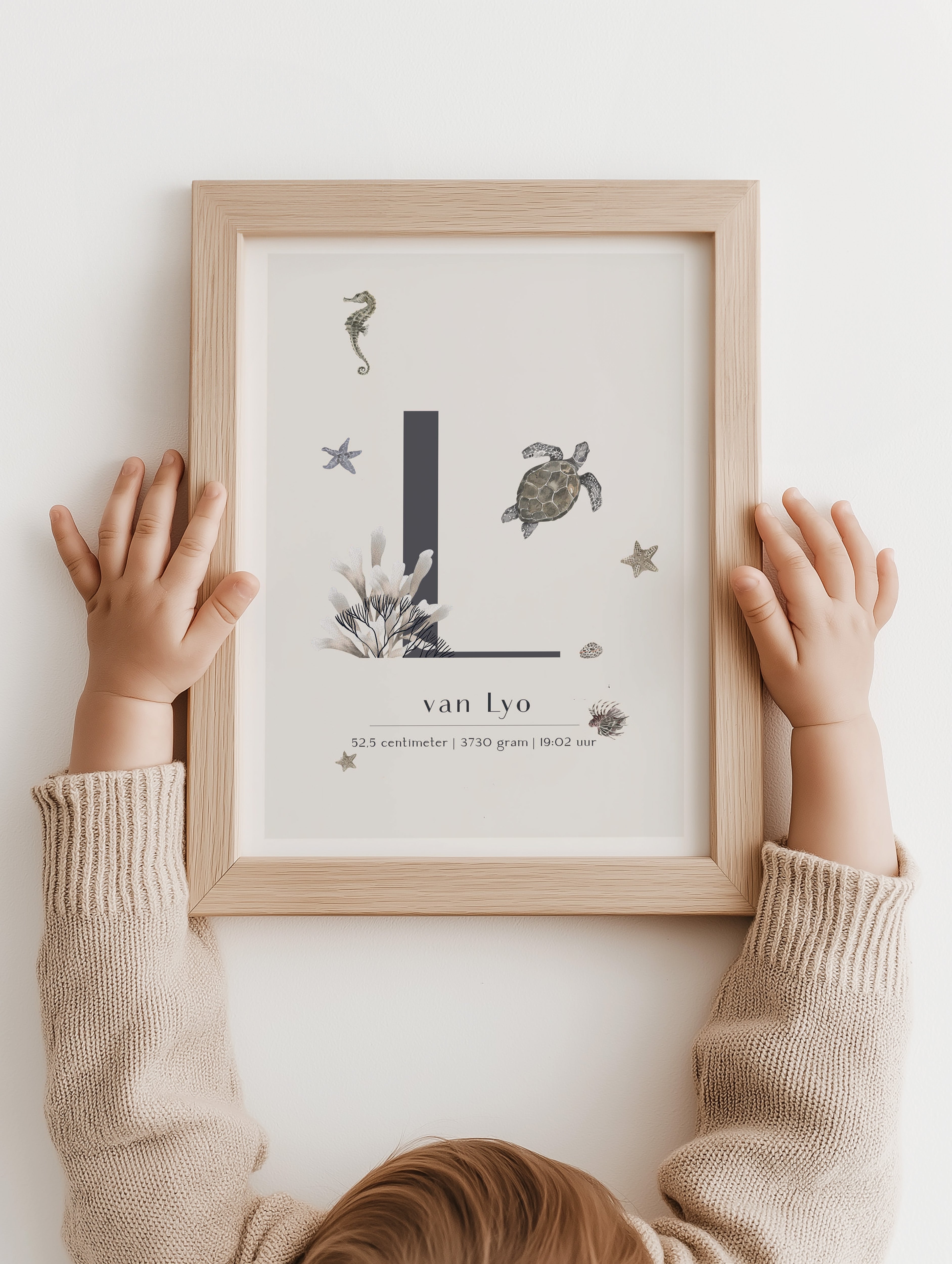 Geboorteposter Under the Sea