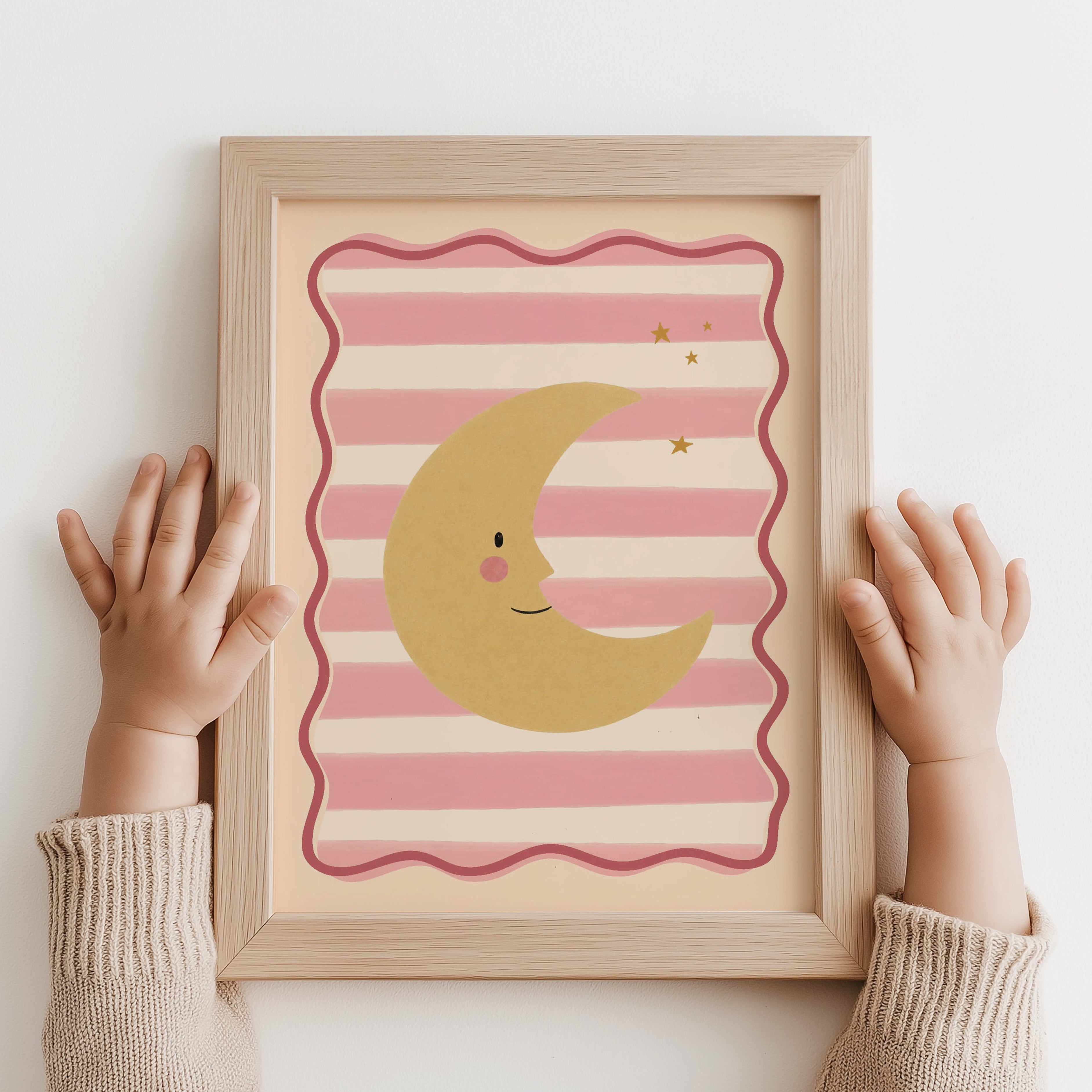 Children's room print - Unicorn lilac