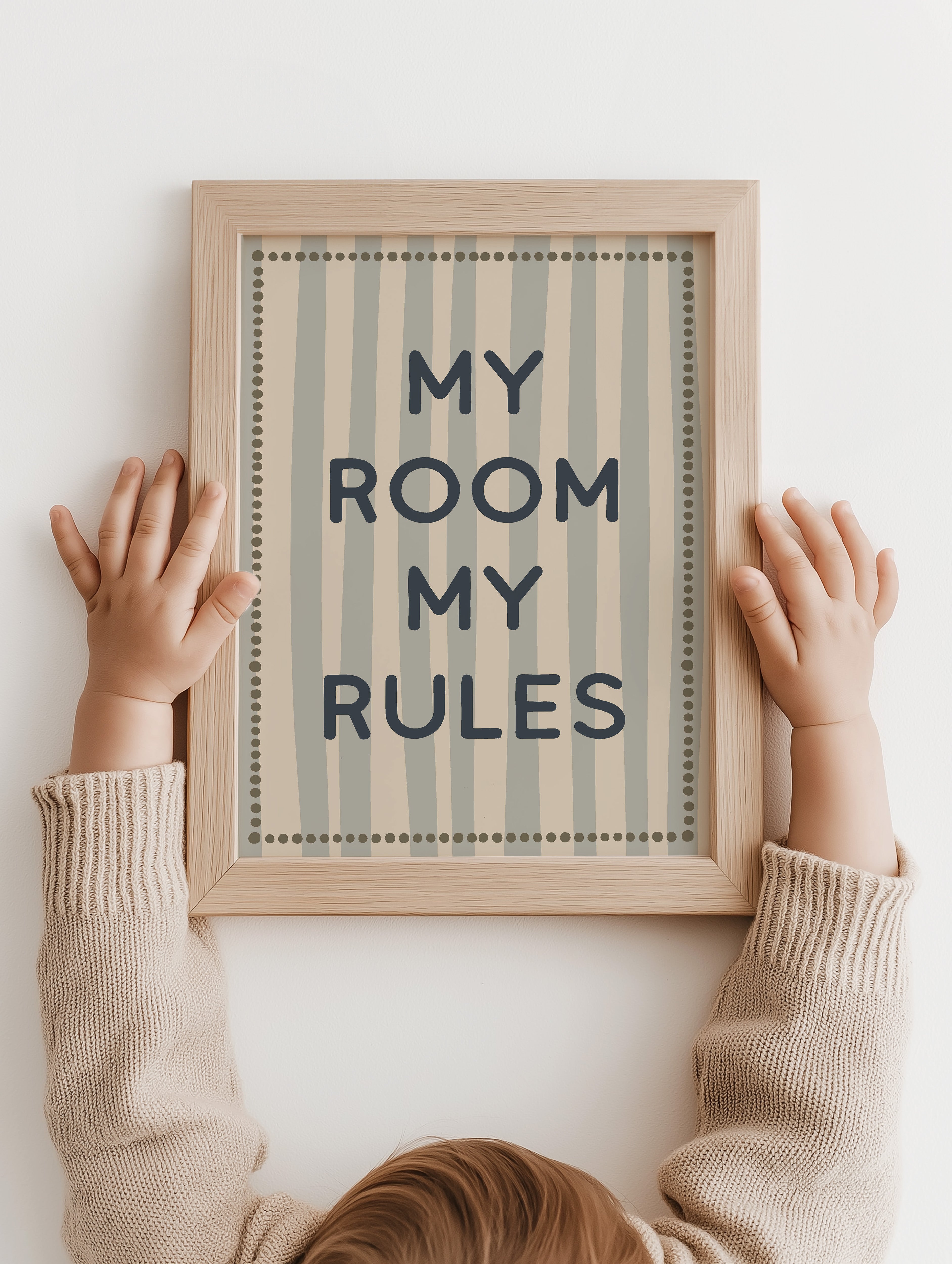 Kinderkamer print - My Room My Rules