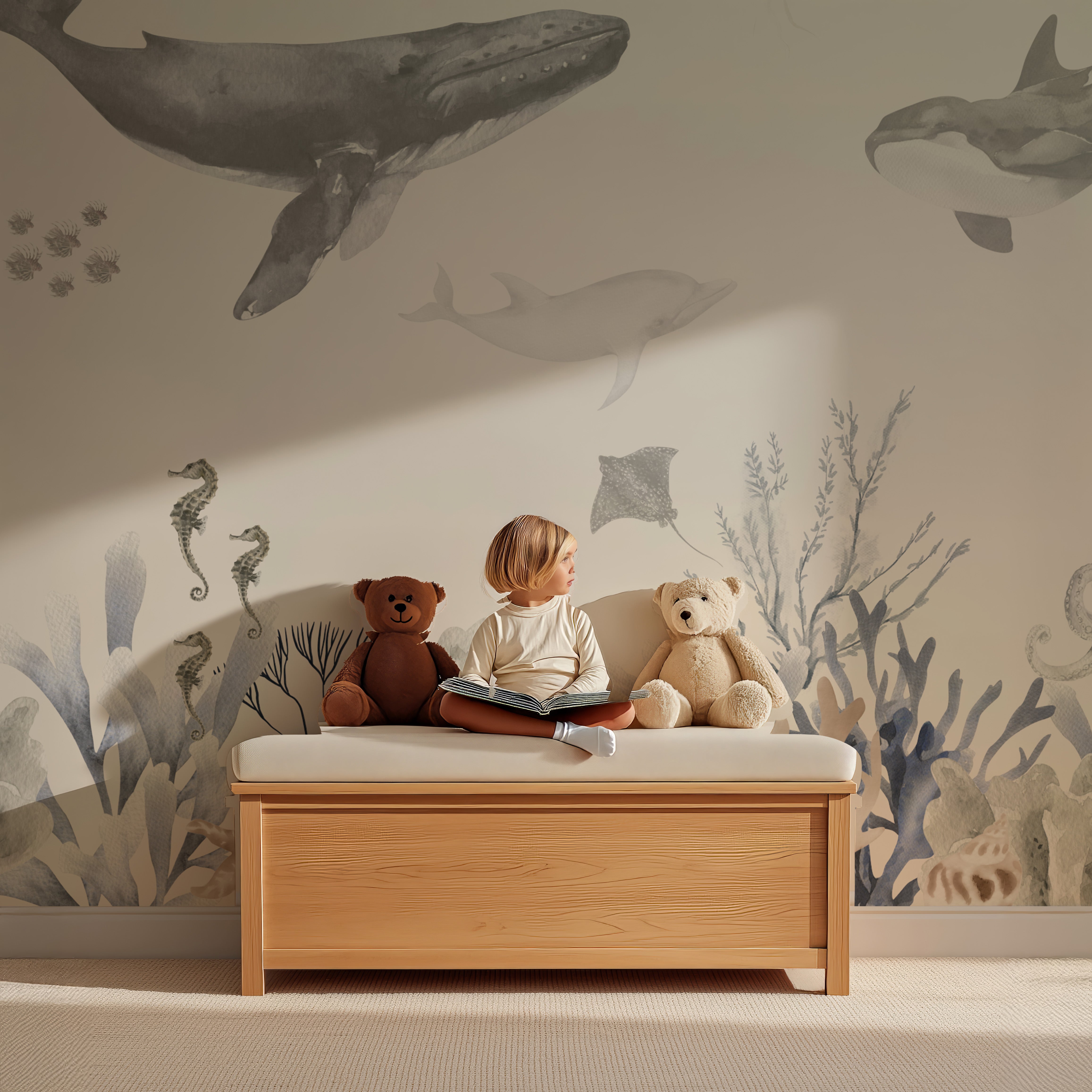 Collagebehang Under the Sea (aanbieding)