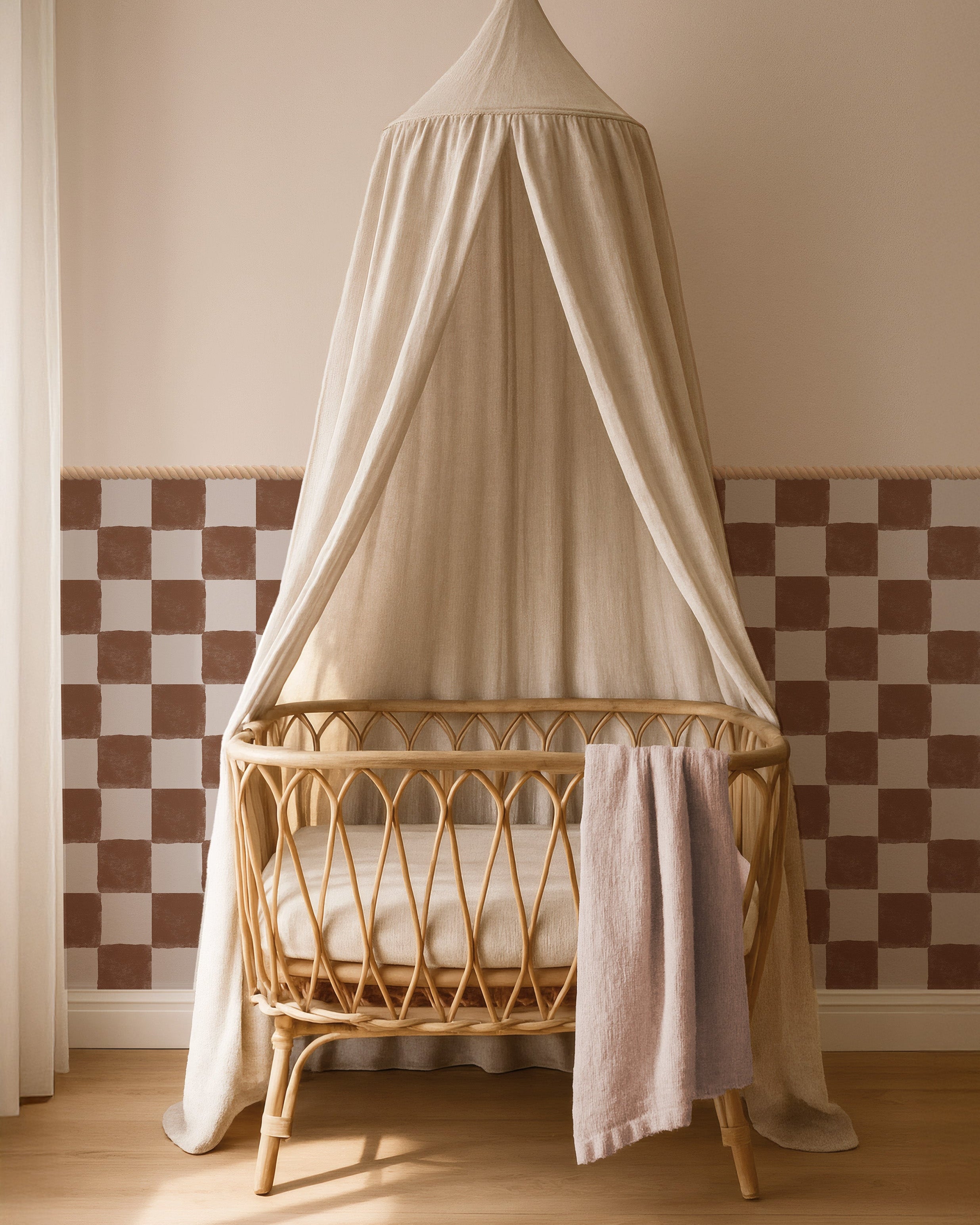 Wallpaper Checkered Checkered - denim