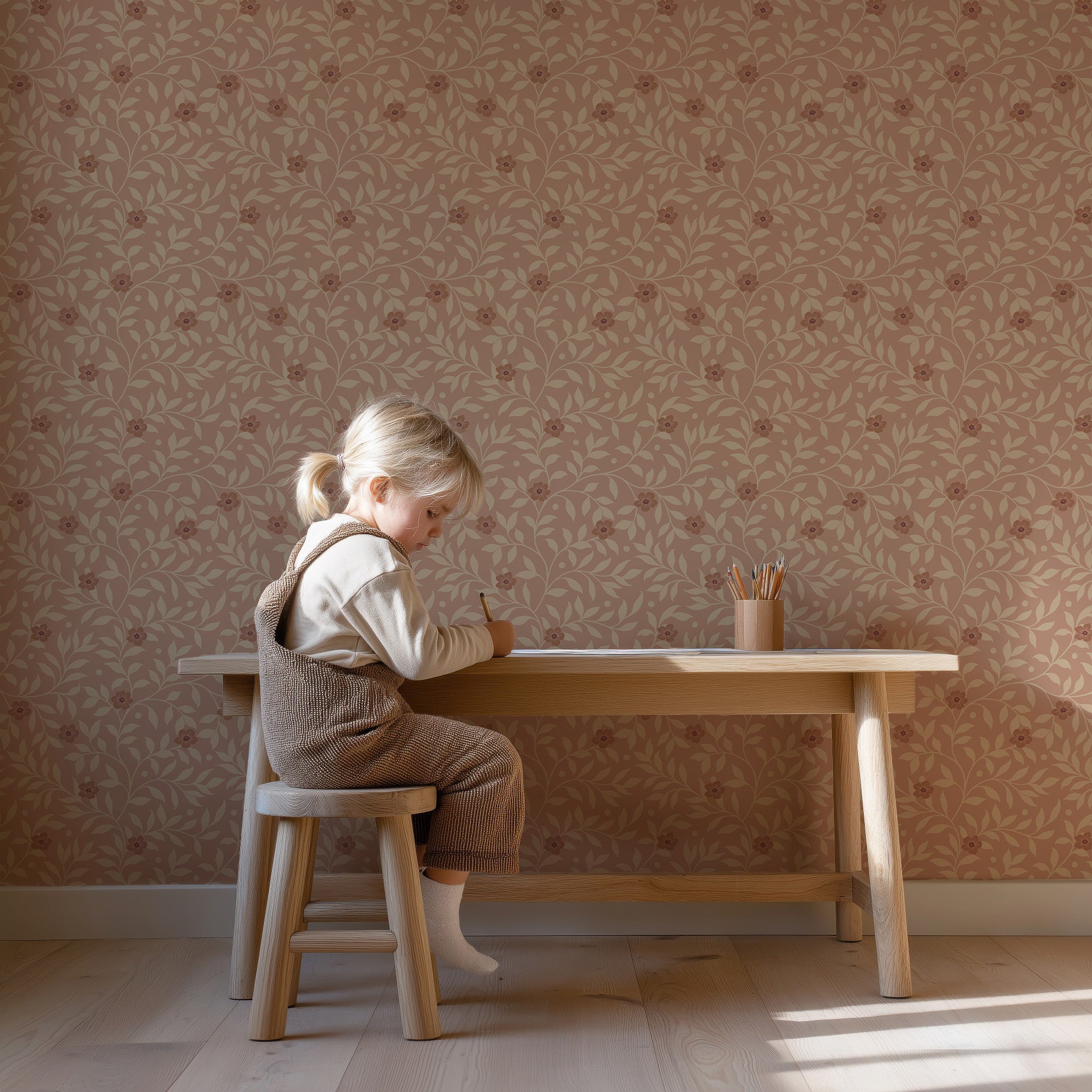 Wallpaper Vintage Flowers