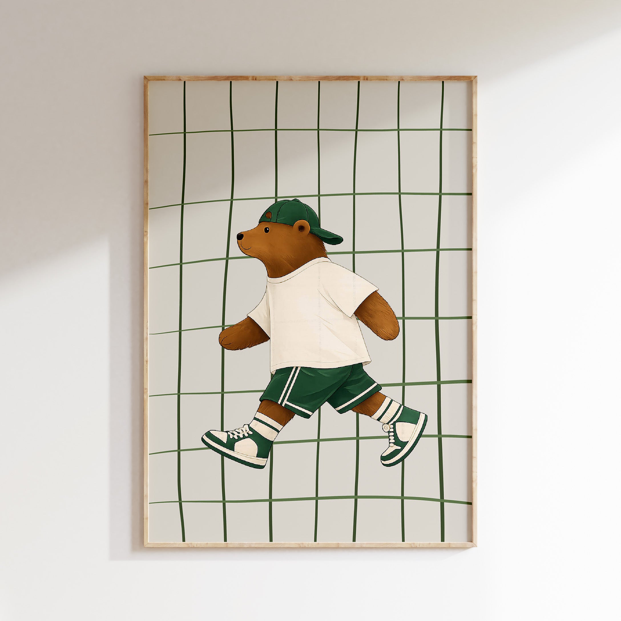 Kinderkamer poster - Sportieve beer