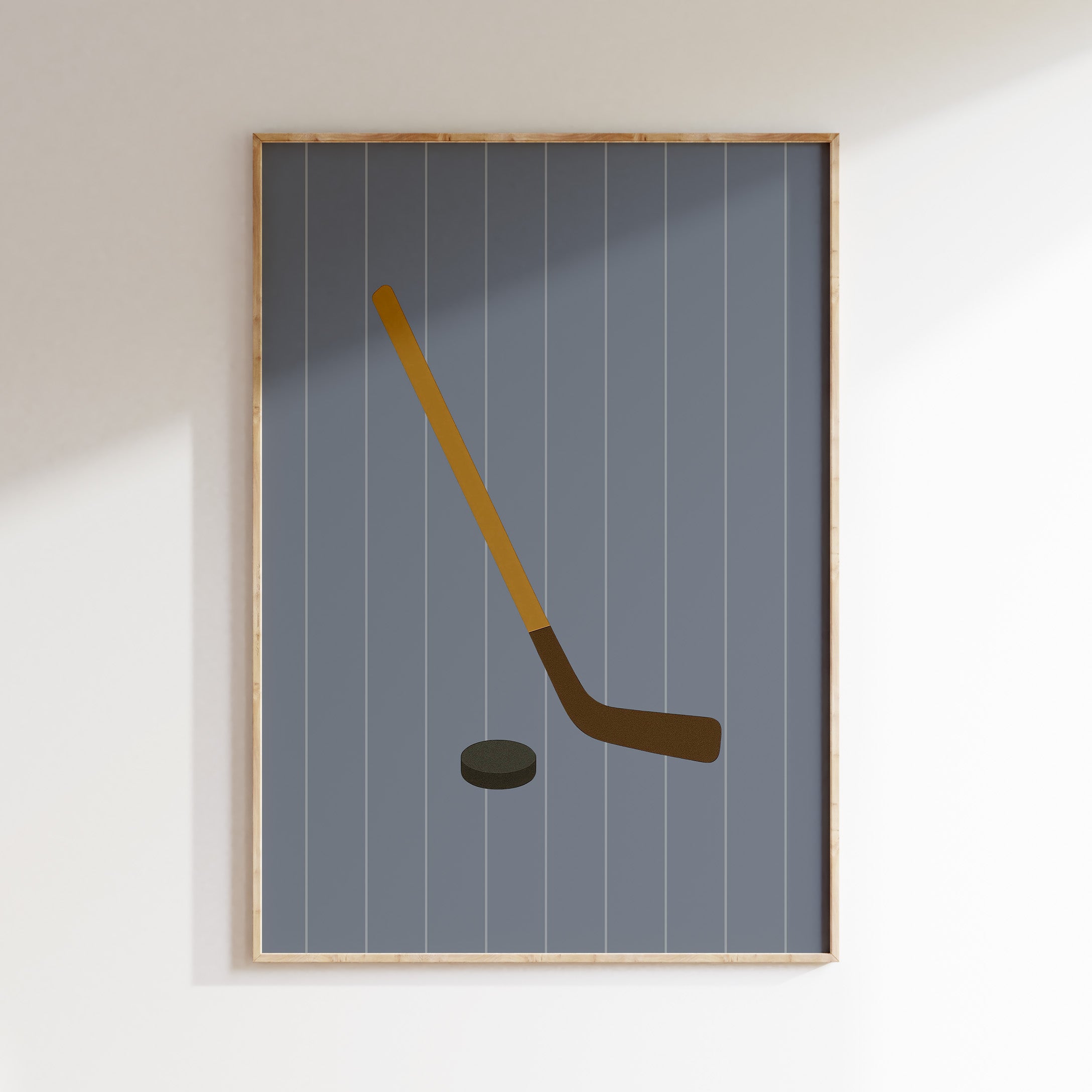 Kinderkamer poster - IJshockey Stick & Puck | Sport