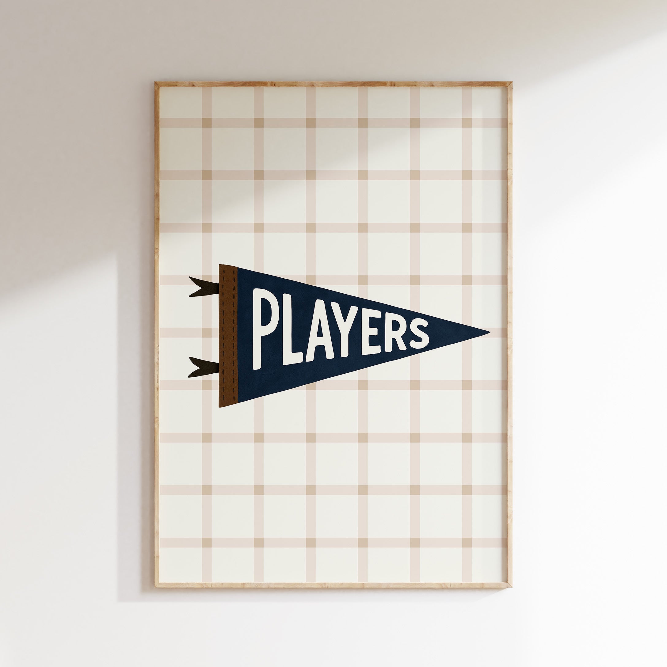 Kinderkamer poster - Players | Sport
