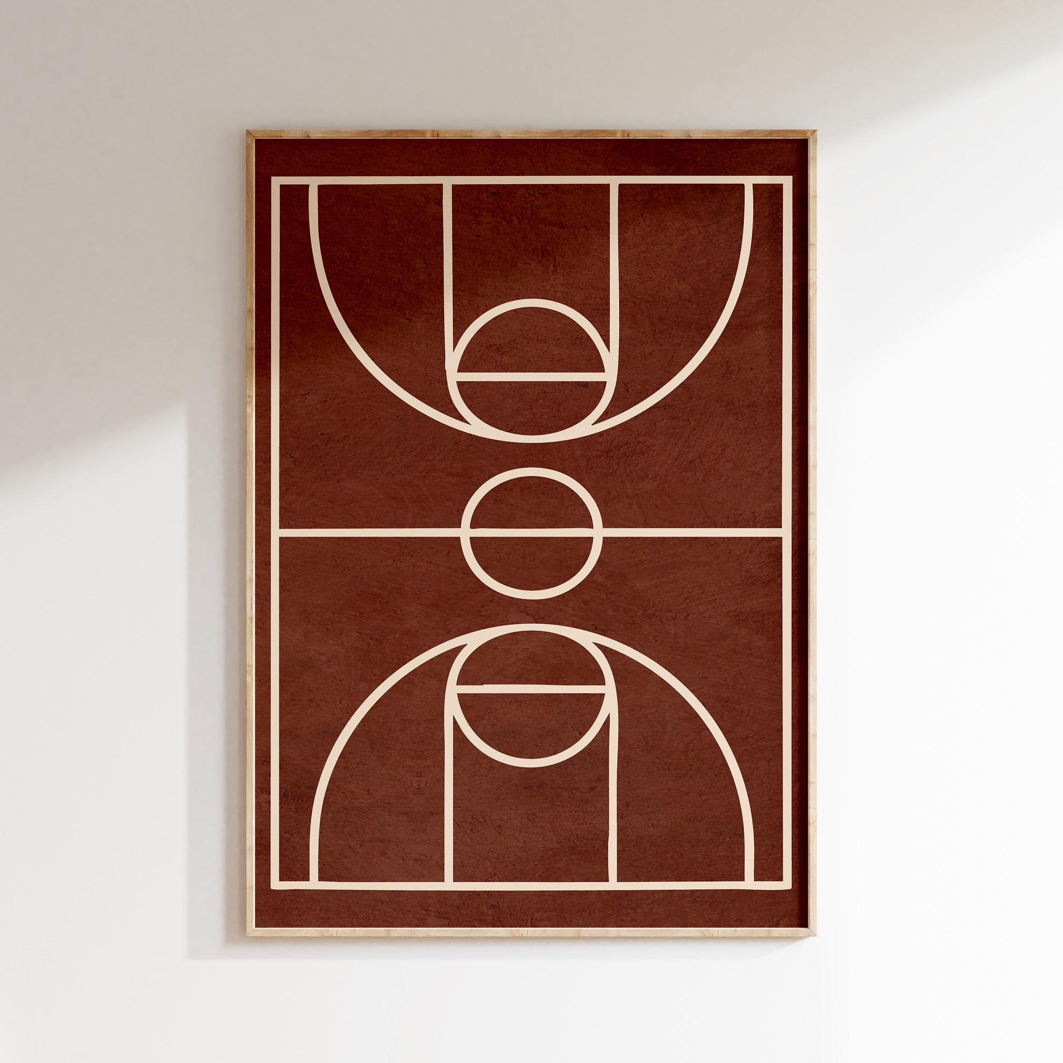 Kinderkamer poster - Basketball Court | Sport