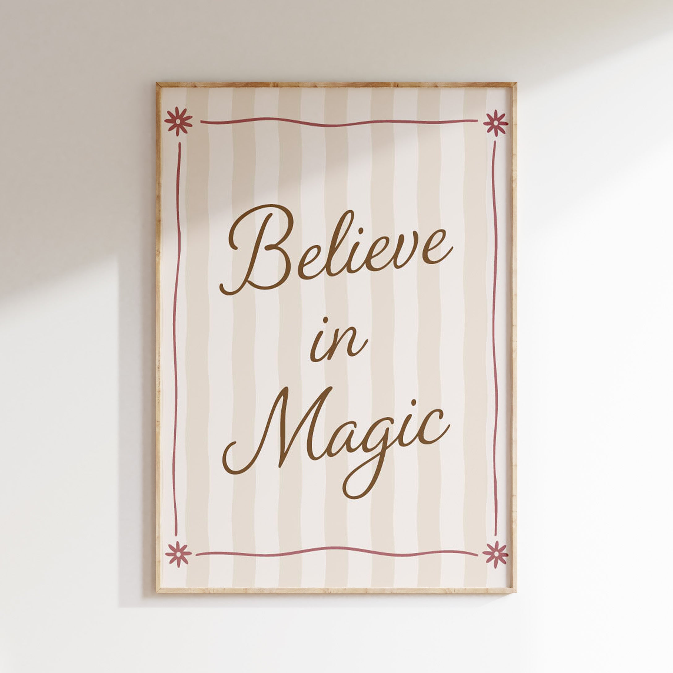 Kinderkamer print - Believe in Magic