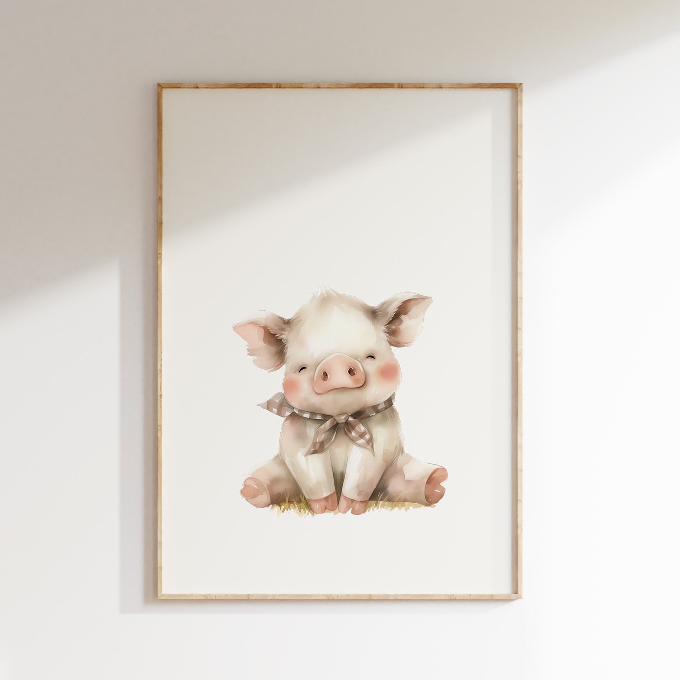 Kinderkamer poster - Varkentje | Boerderij