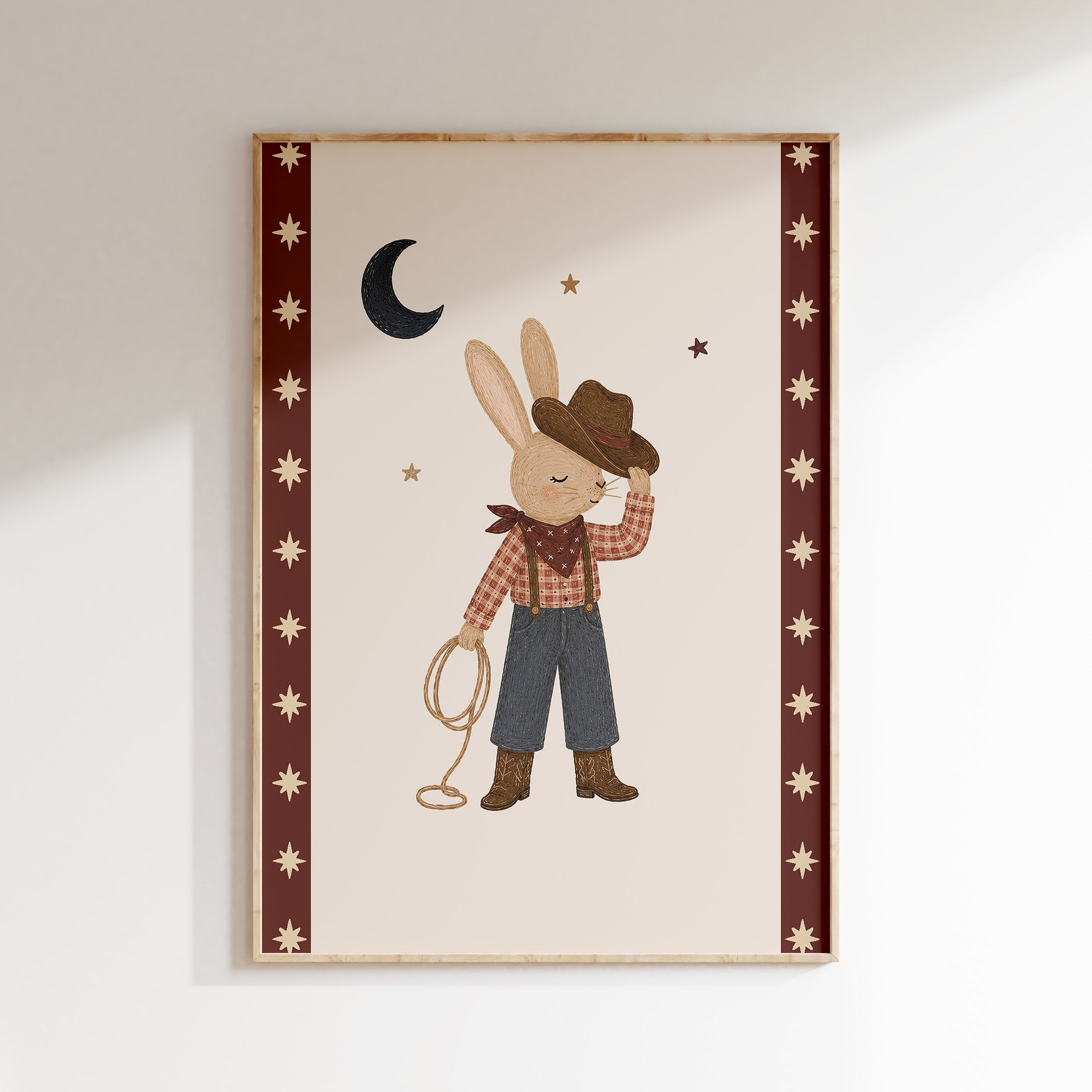 Children's room poster - Cool dog in sneakers