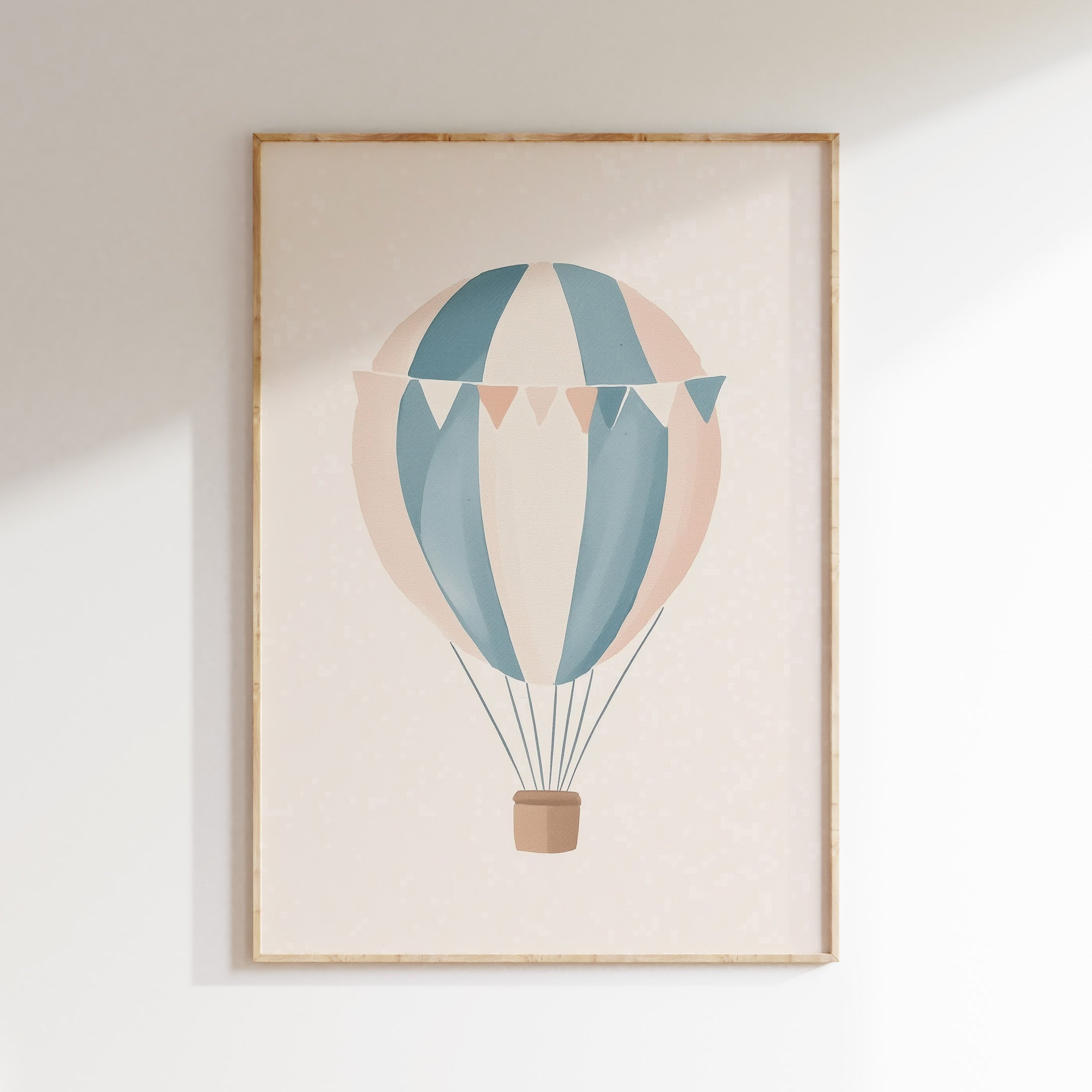 Kinderkamer print - Luchtballon