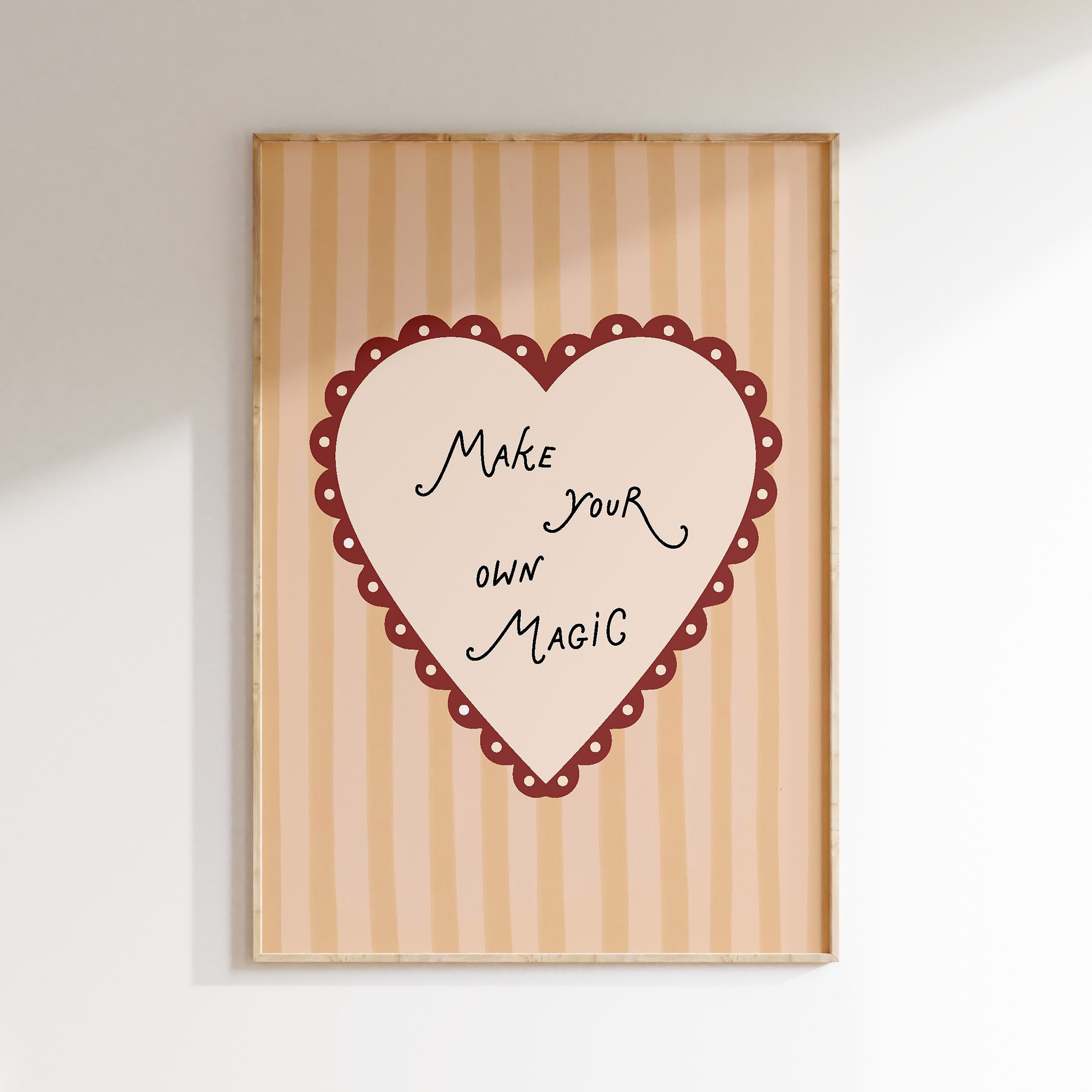 Children's room poster - Je t'aime