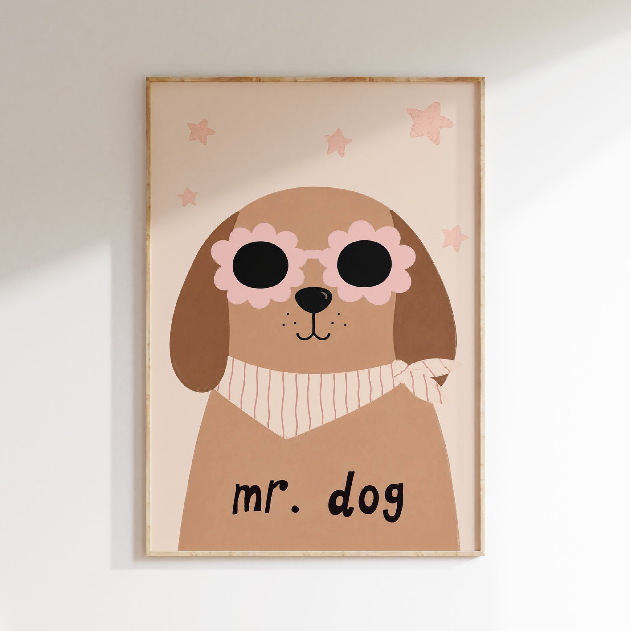 Children's room print - Mr. Cat | sand
