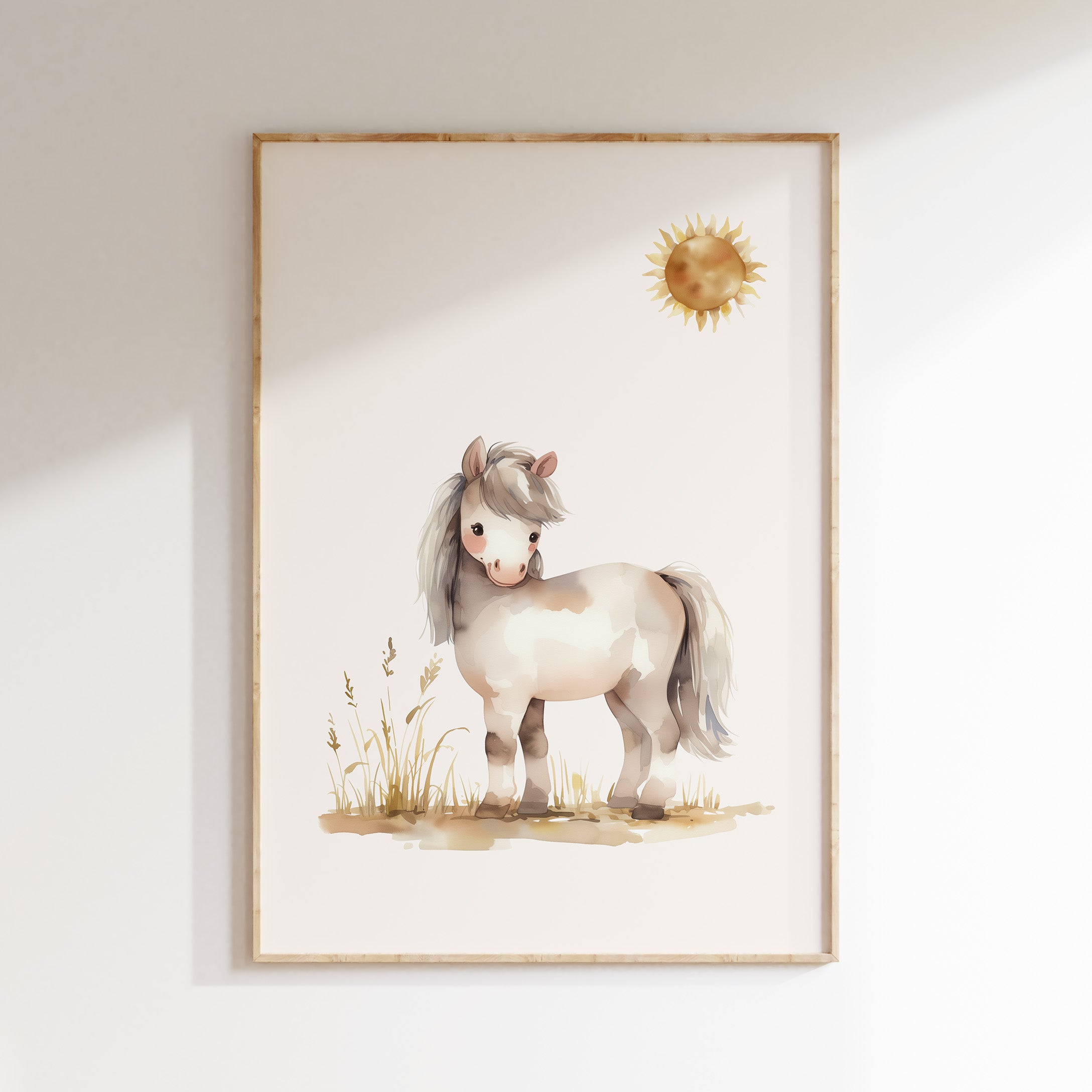 Kinderkamer poster - Paardje | Boerderij