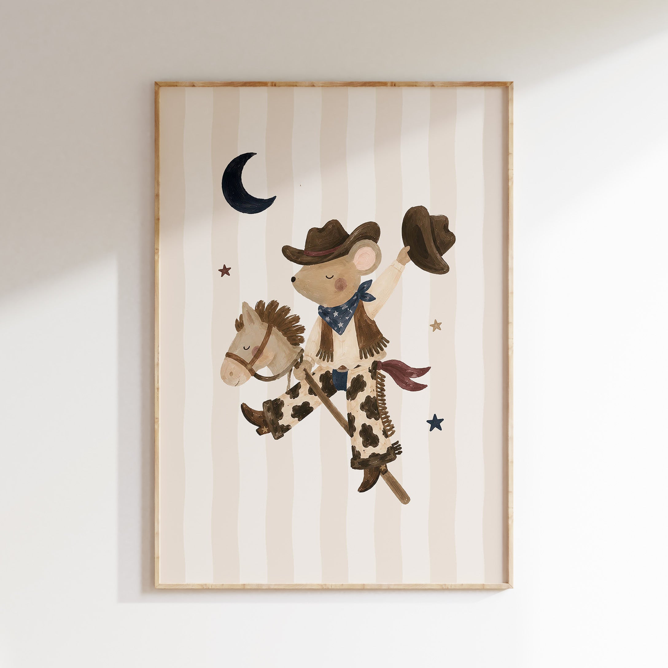 Children's room poster - Cool dog in sneakers