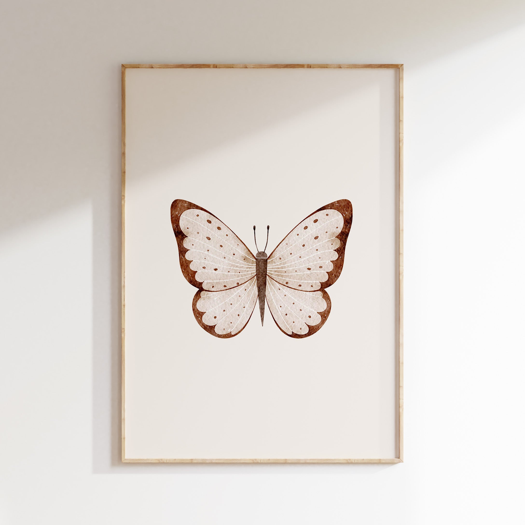 Kinderkamer poster - Koperkleurige Vlinder | Spring Garden