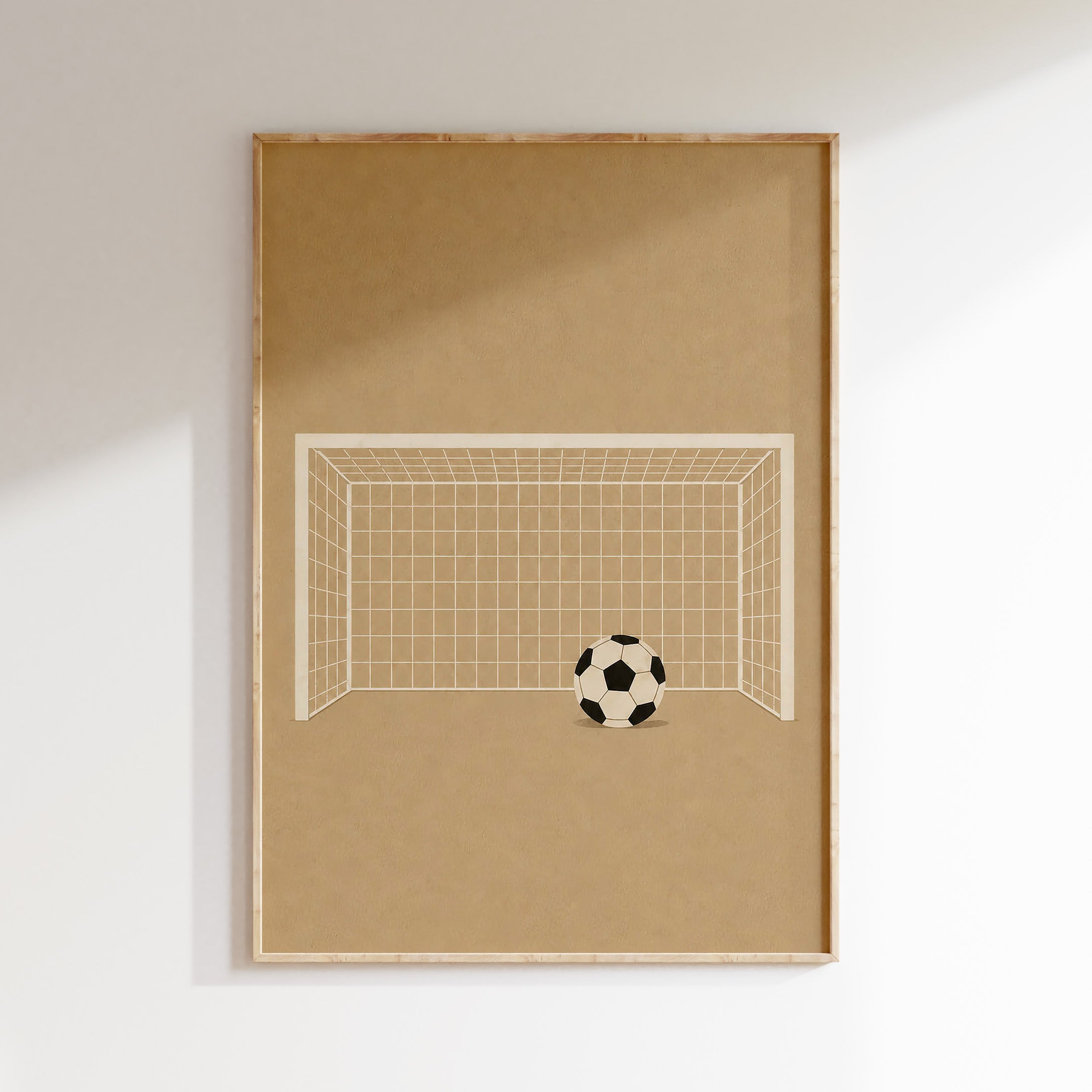 Children's room poster - Football goal