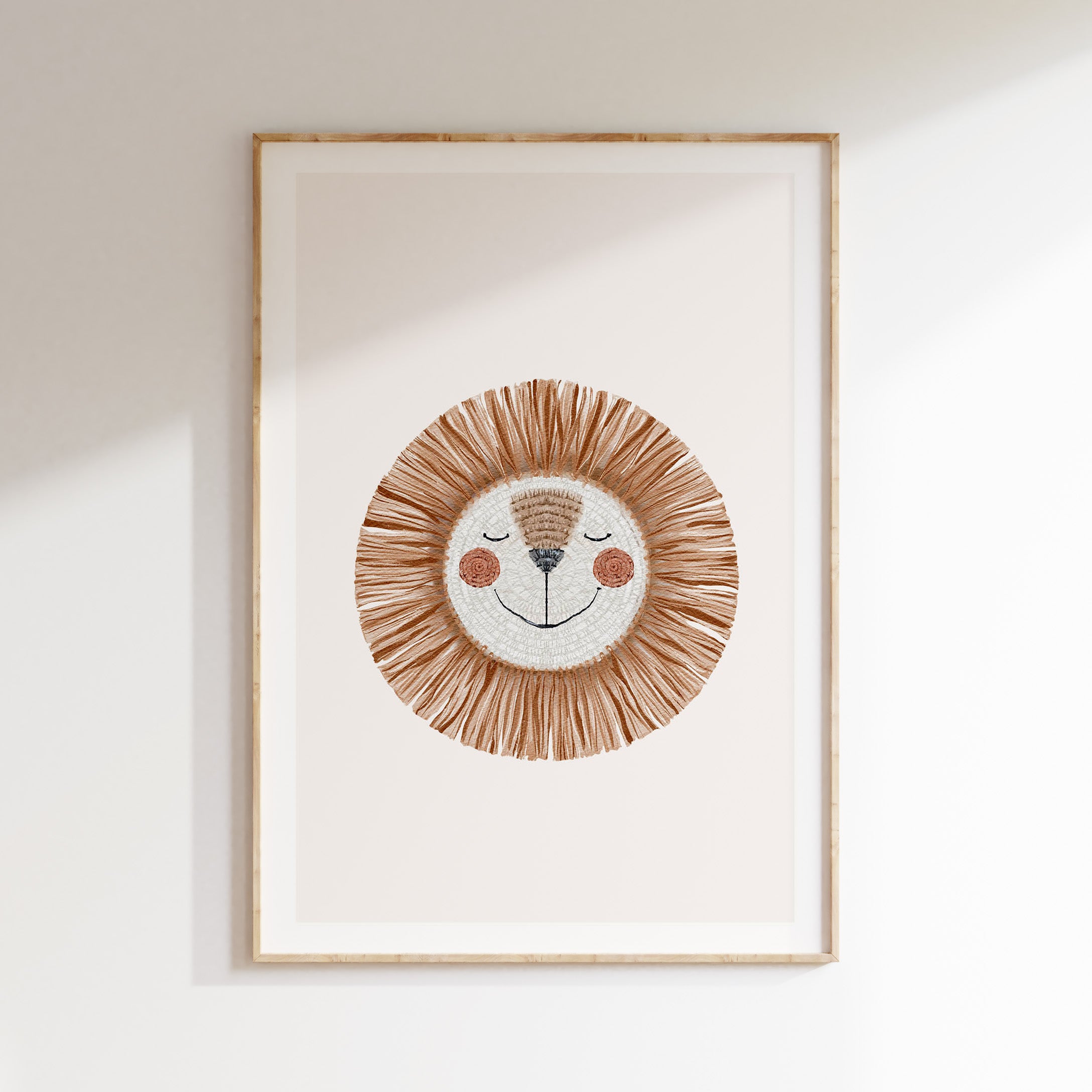 Children's room poster - Lion Wall Hanging | Little Beginnings