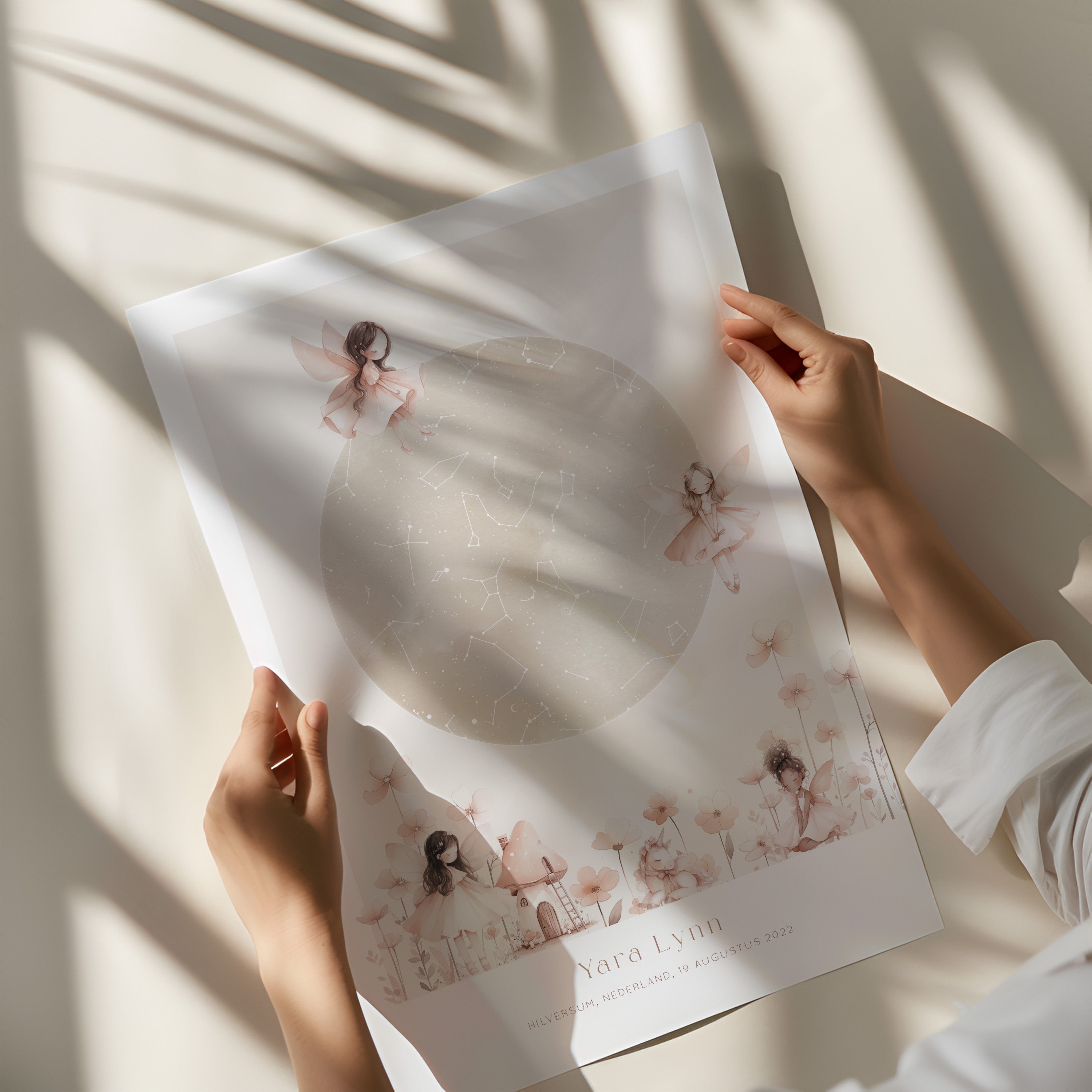 Sterrenhemel poster - Unicorns & Feeën