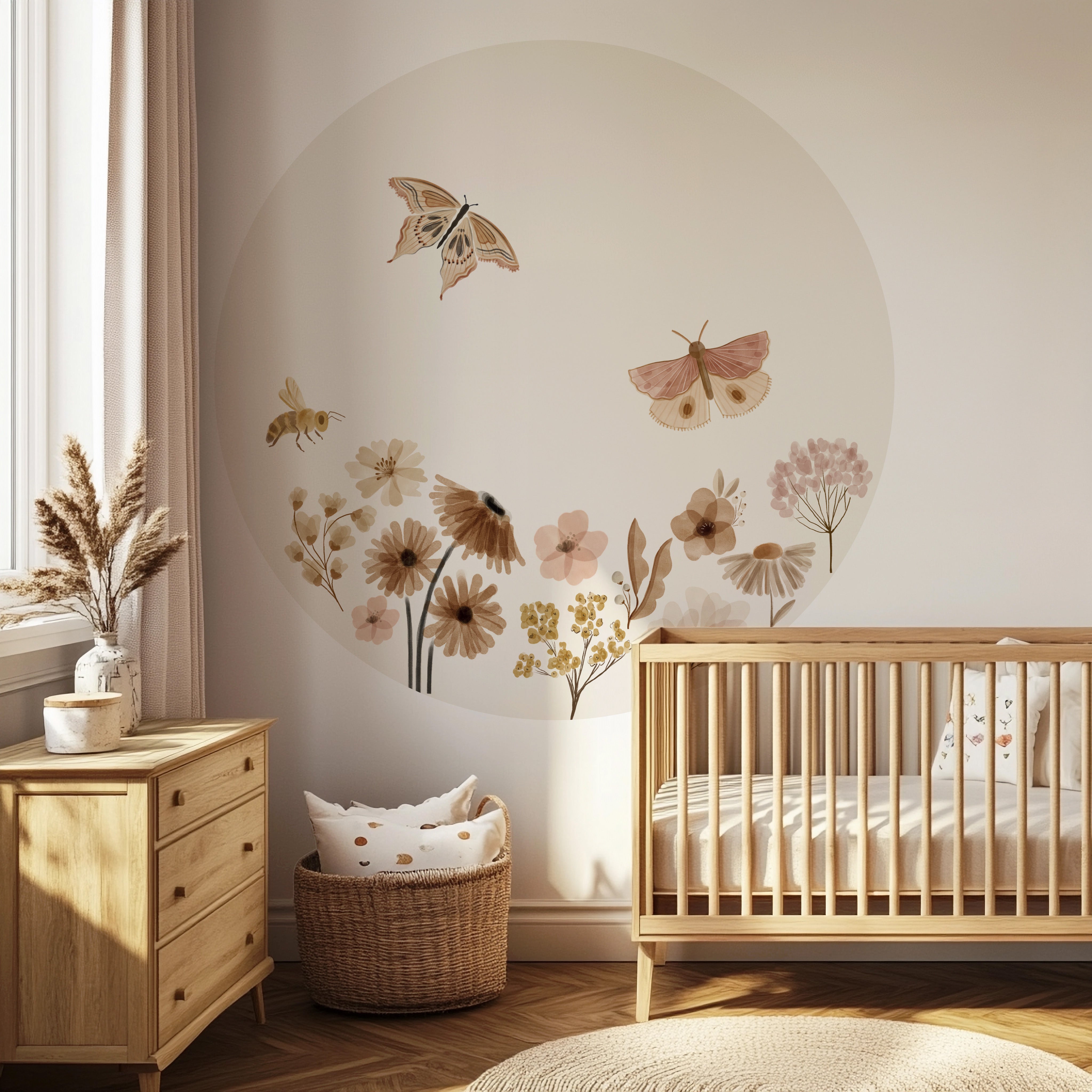 Wallpaper Circle - Vintage Garden