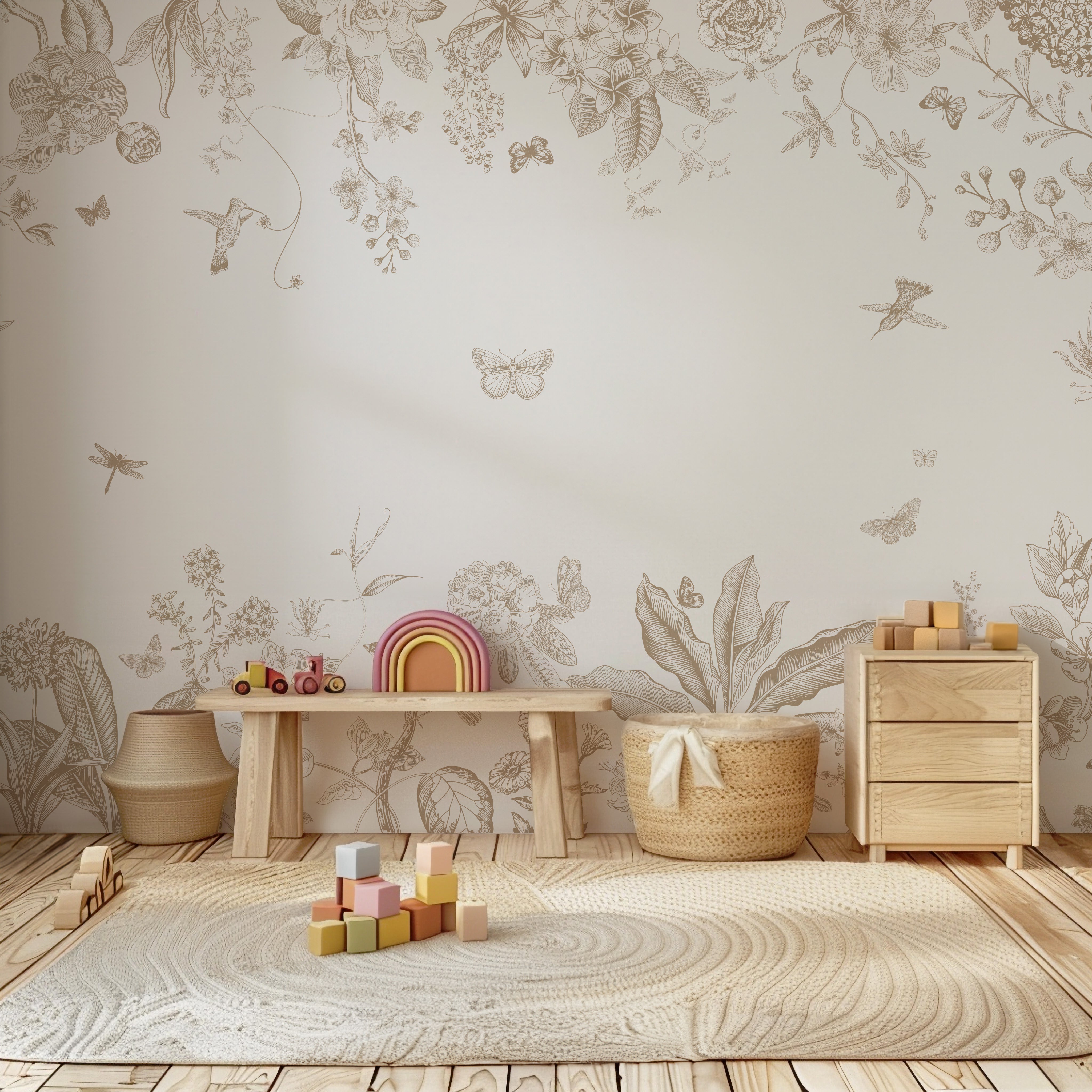 Collage wallpaper Botanical Garden