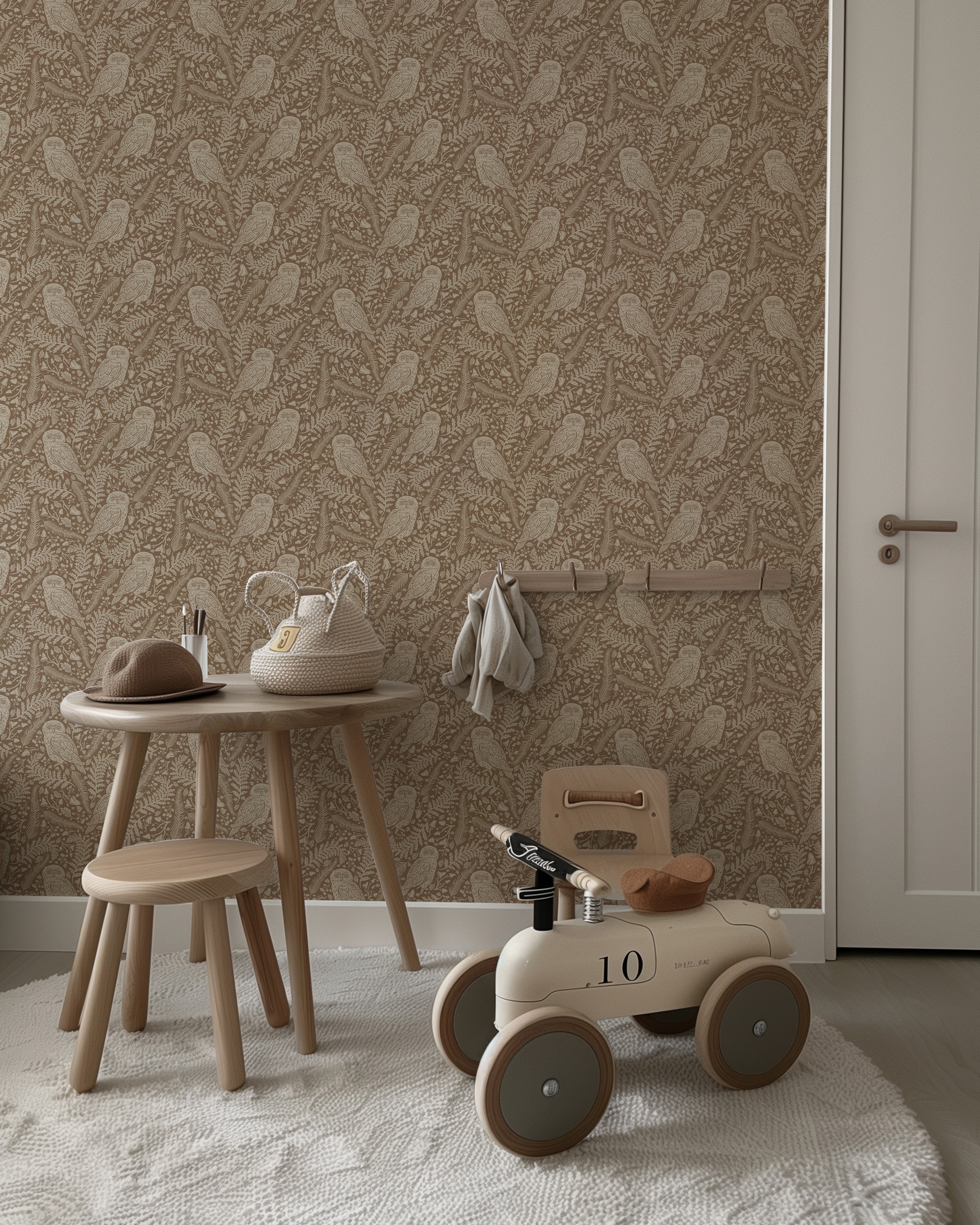 Whispering Woods Wallpaper - brown