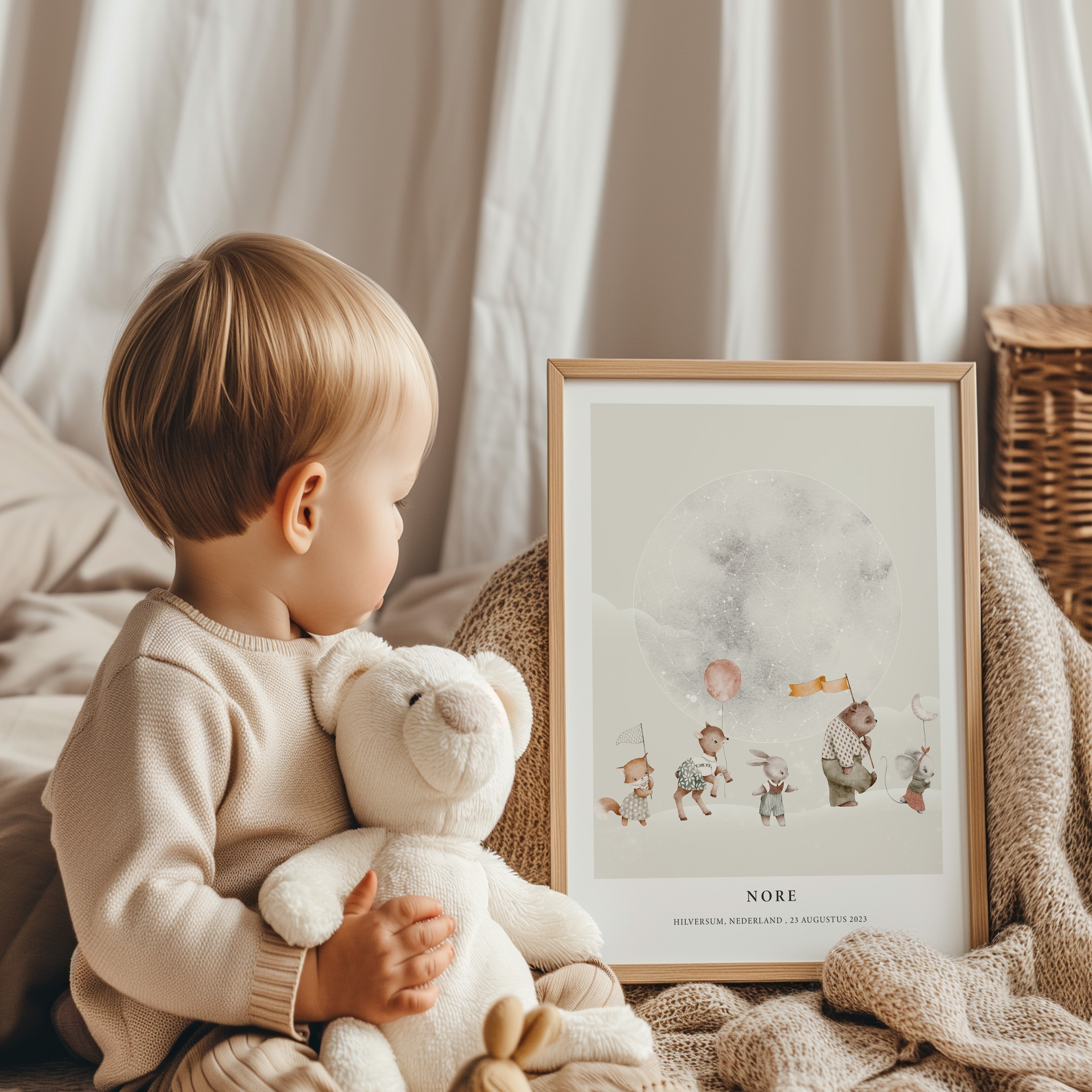 Starry sky poster - Night parade