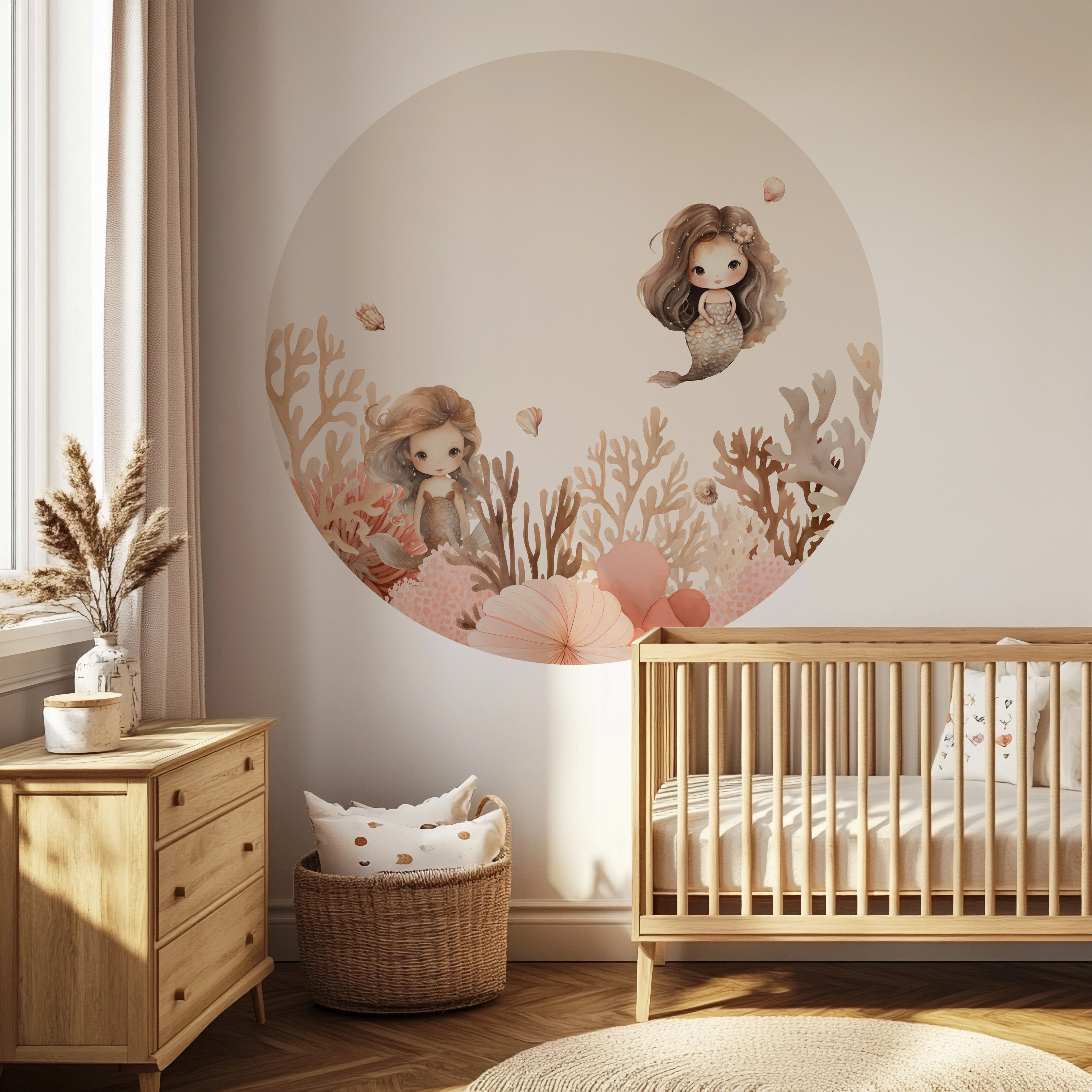 Behangcirkel - Mermaids